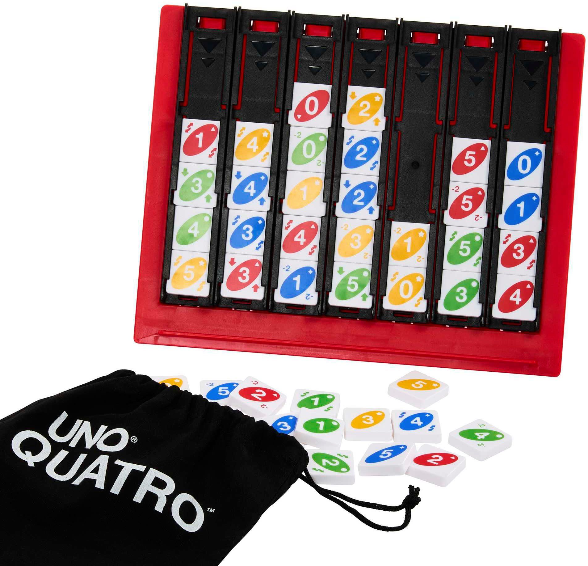 Mattel games Spiel UNO Quatro, Familienspiel