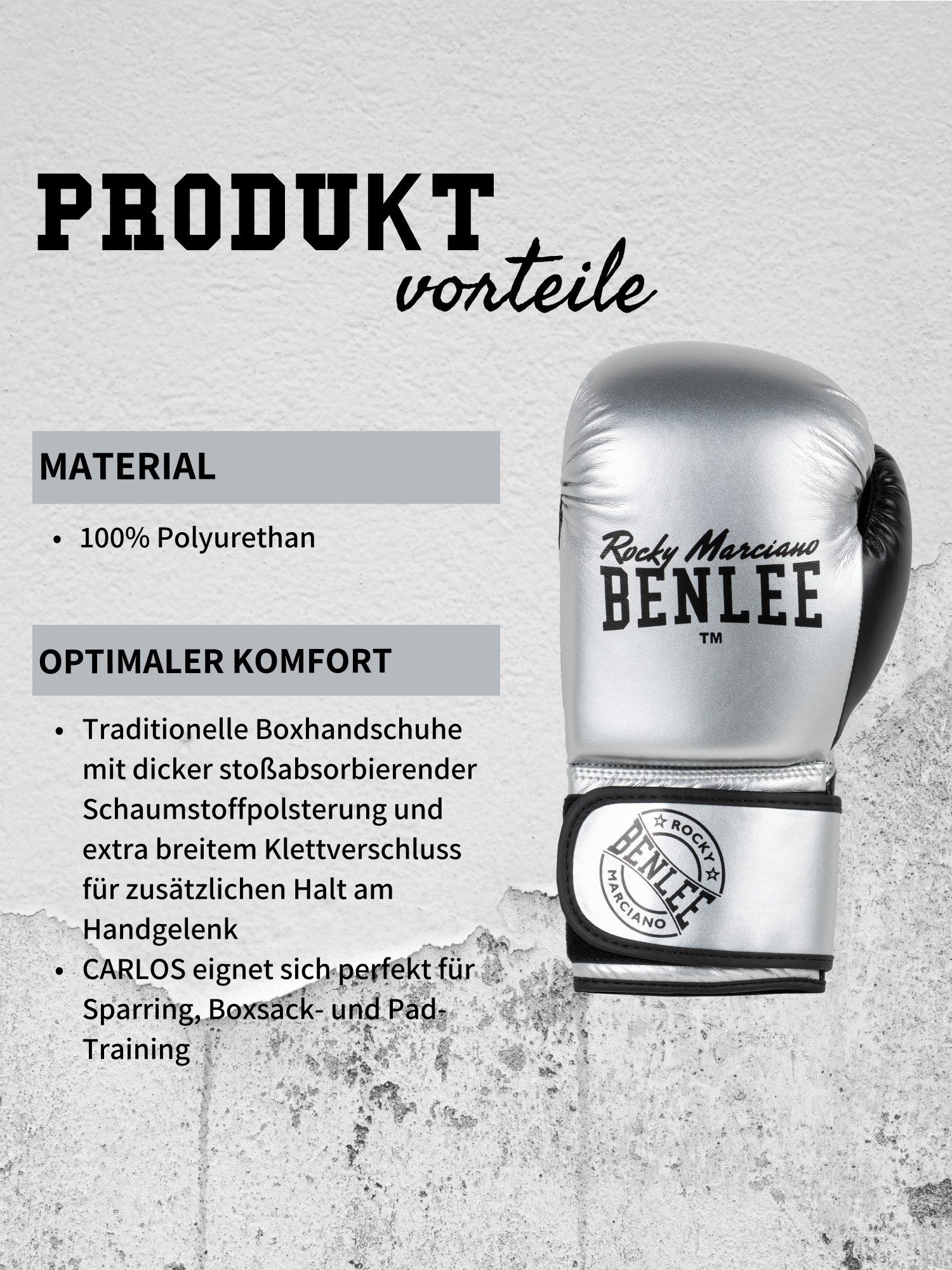 Benlee Rocky Marciano Boxhandschuhe CARLOS (2-tlg)