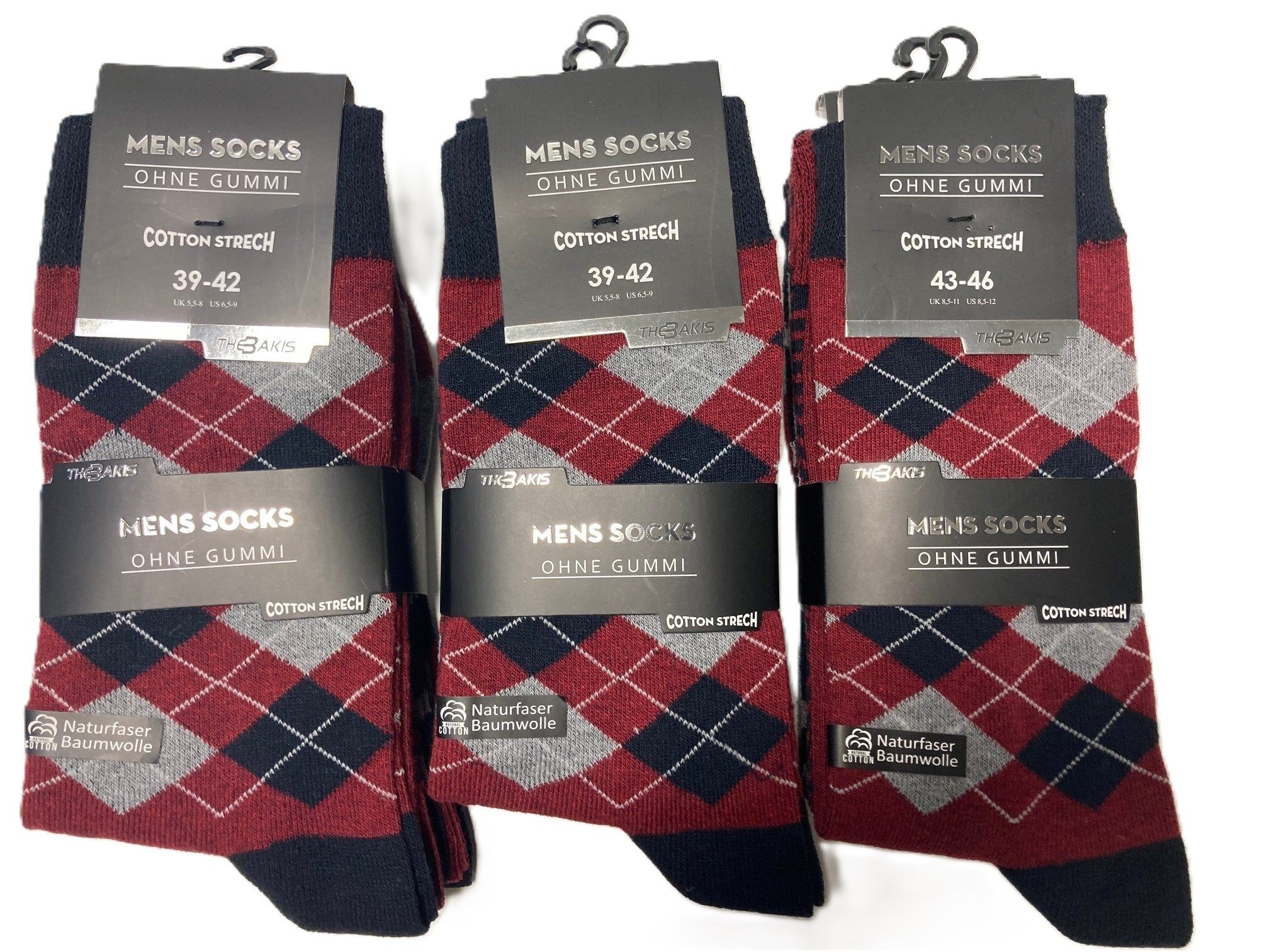 cwonlineshop Feinsocken Herren Damen Baumwolle Mehrfarbig Business Socken (10-Paar) mit Komfortbund weiche Naht (A5069)