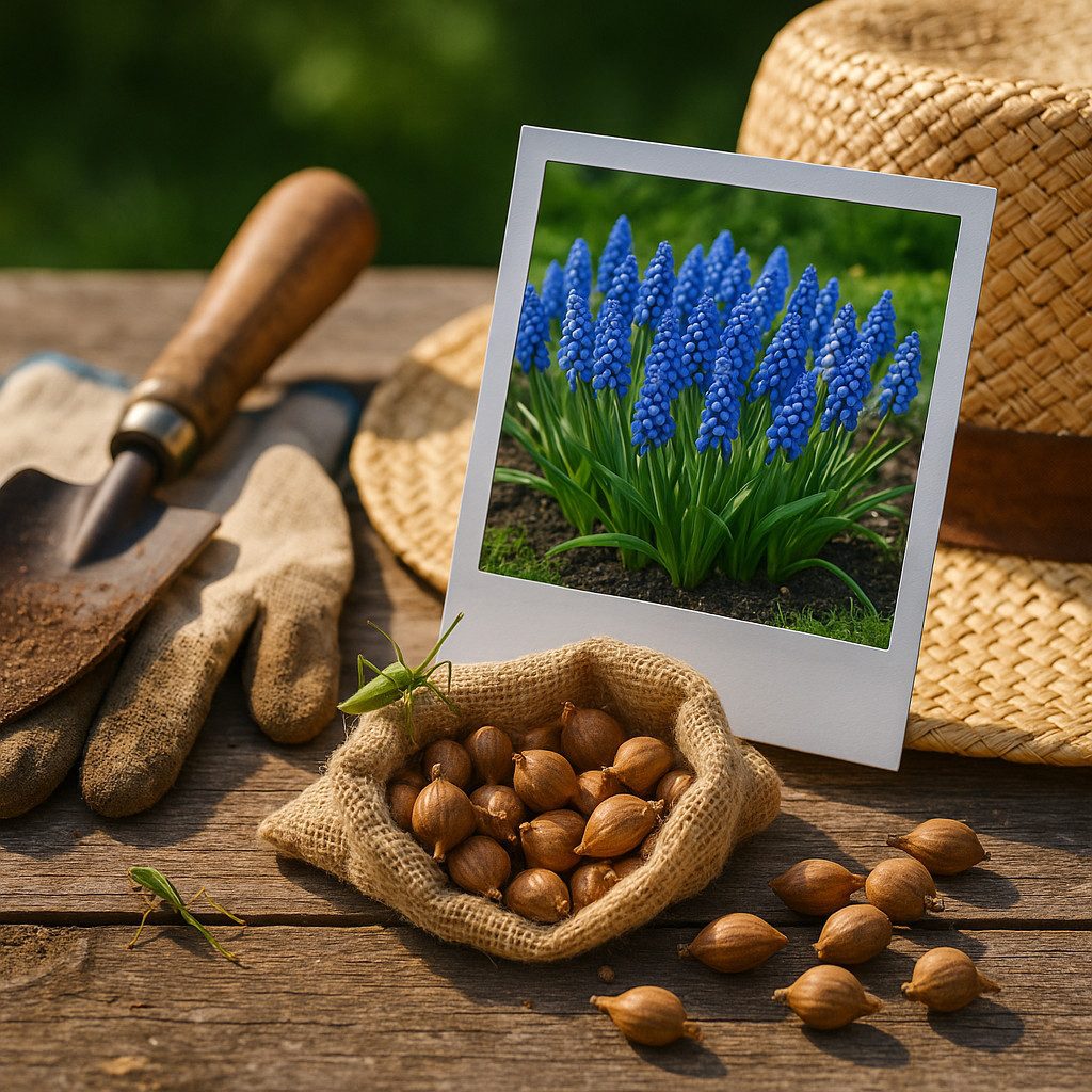 Exotenherz Blumenzwiebeln Exotenherz Blumenzwiebeln - Traubenhyazinthe Muscari Armeniac (50 Stk), (50-St)