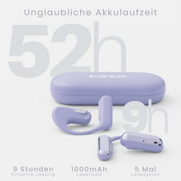 BADENBURG EarStereo 1 Open Ear Kabellose Bluetooth mit 60h Spielzeit 5.4mm Bio In-Ear-Kopfhörer (Leistungsstarke Treiber für tiefe Bässe und klare Höhen, einfach beeindruckend., Fiber Treibern mit SoundPlus Algorithmus, ENC Rauschunterdrückung Büro)