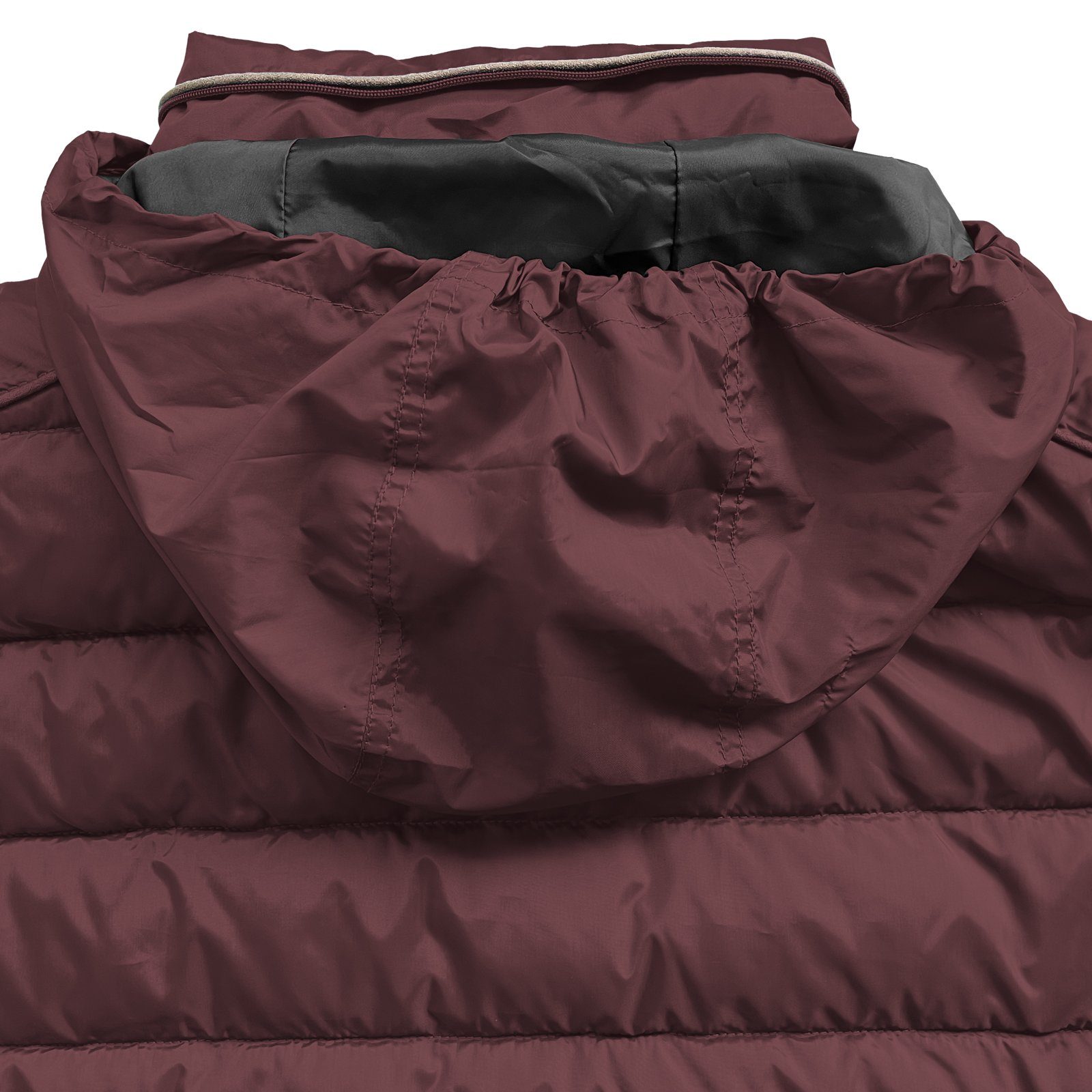 Jupiter Steppjacke Jupiter leichte Übergrößen Steppjacke bordeaux