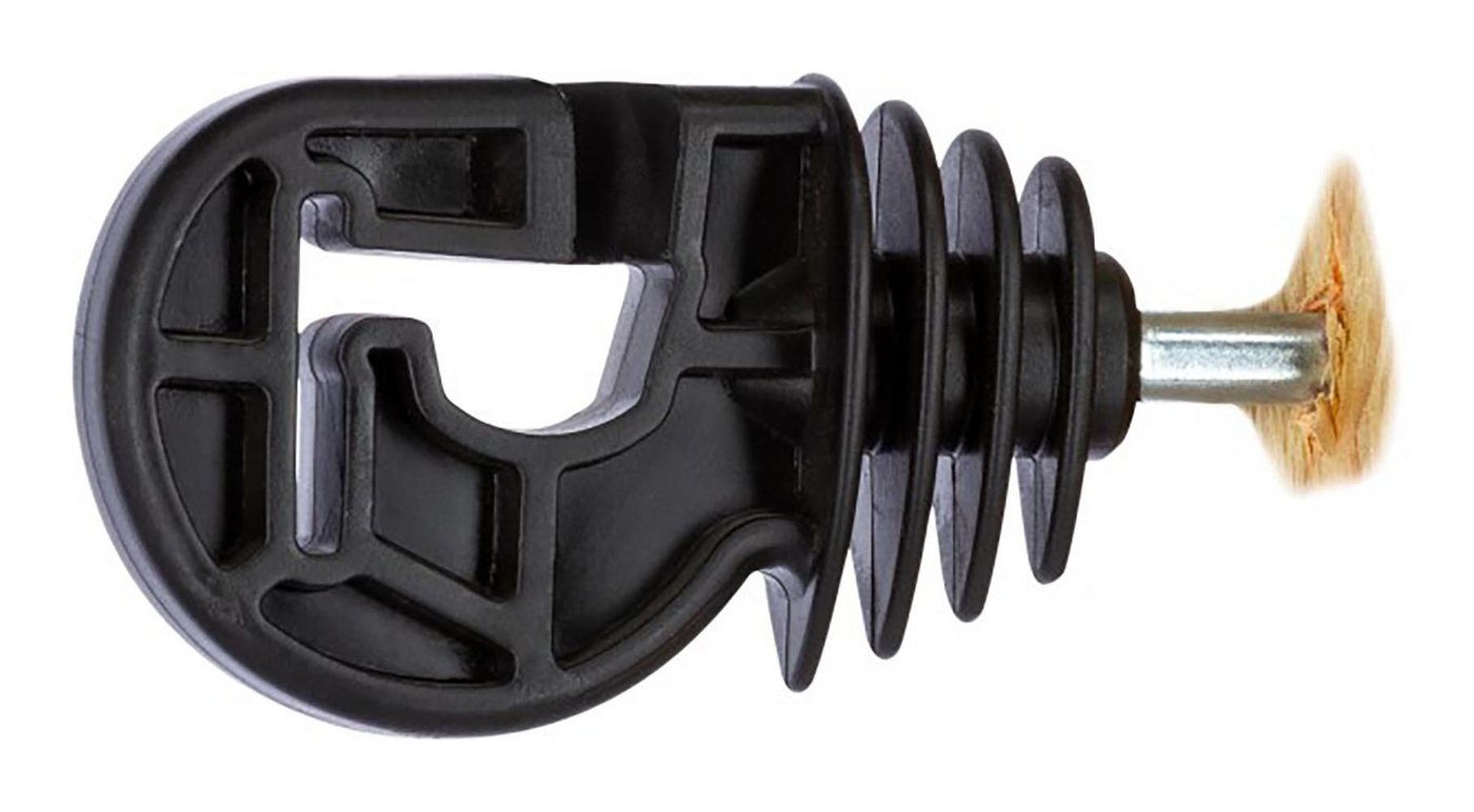Thumbnail - Kerbl Weidenzaun Kerbl Premium Kombi-Ringisolator, schwarz, 25 Stück, 441380