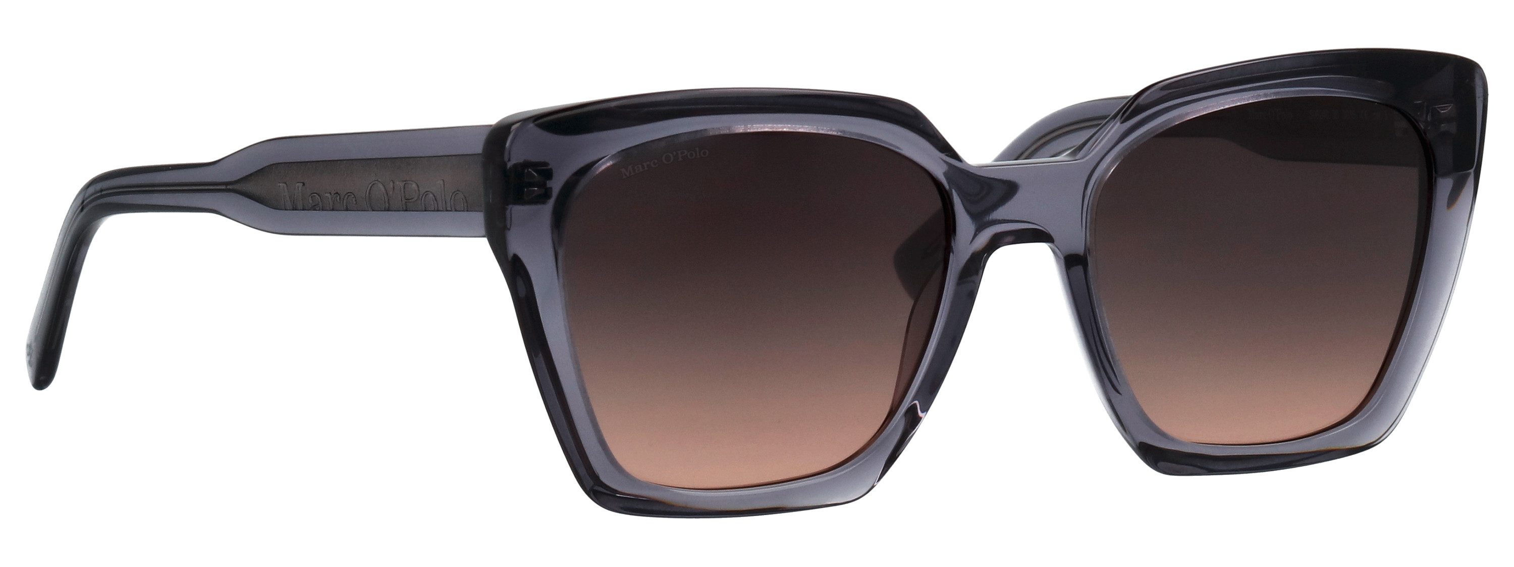 Marc O'Polo Sonnenbrille Modell 506240 Form Butterfly, Logoschriftzug auf Bügel, Kunststofffassung