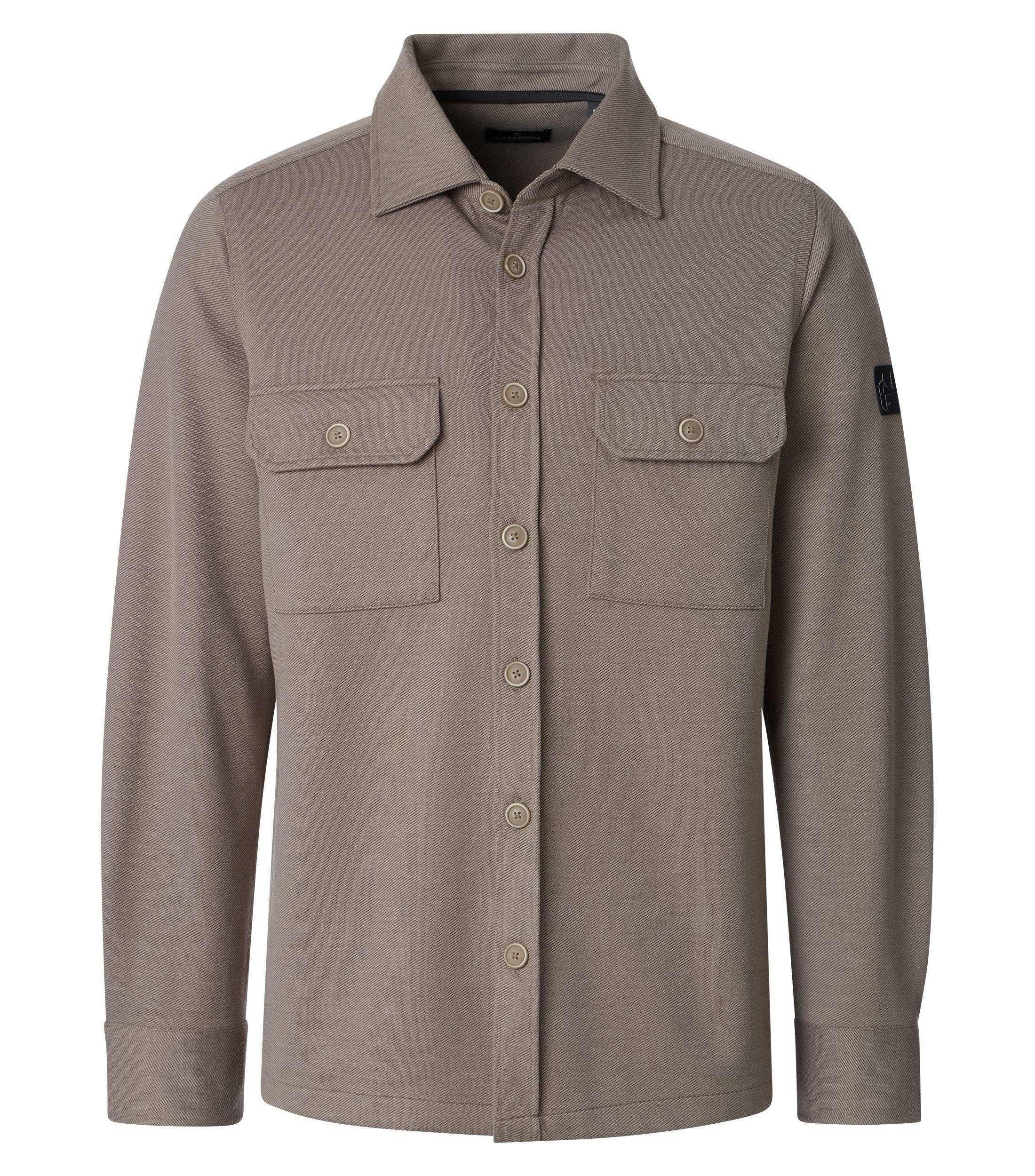 CASAMODA Langarmhemd CASAMODA Hemdjacke uni