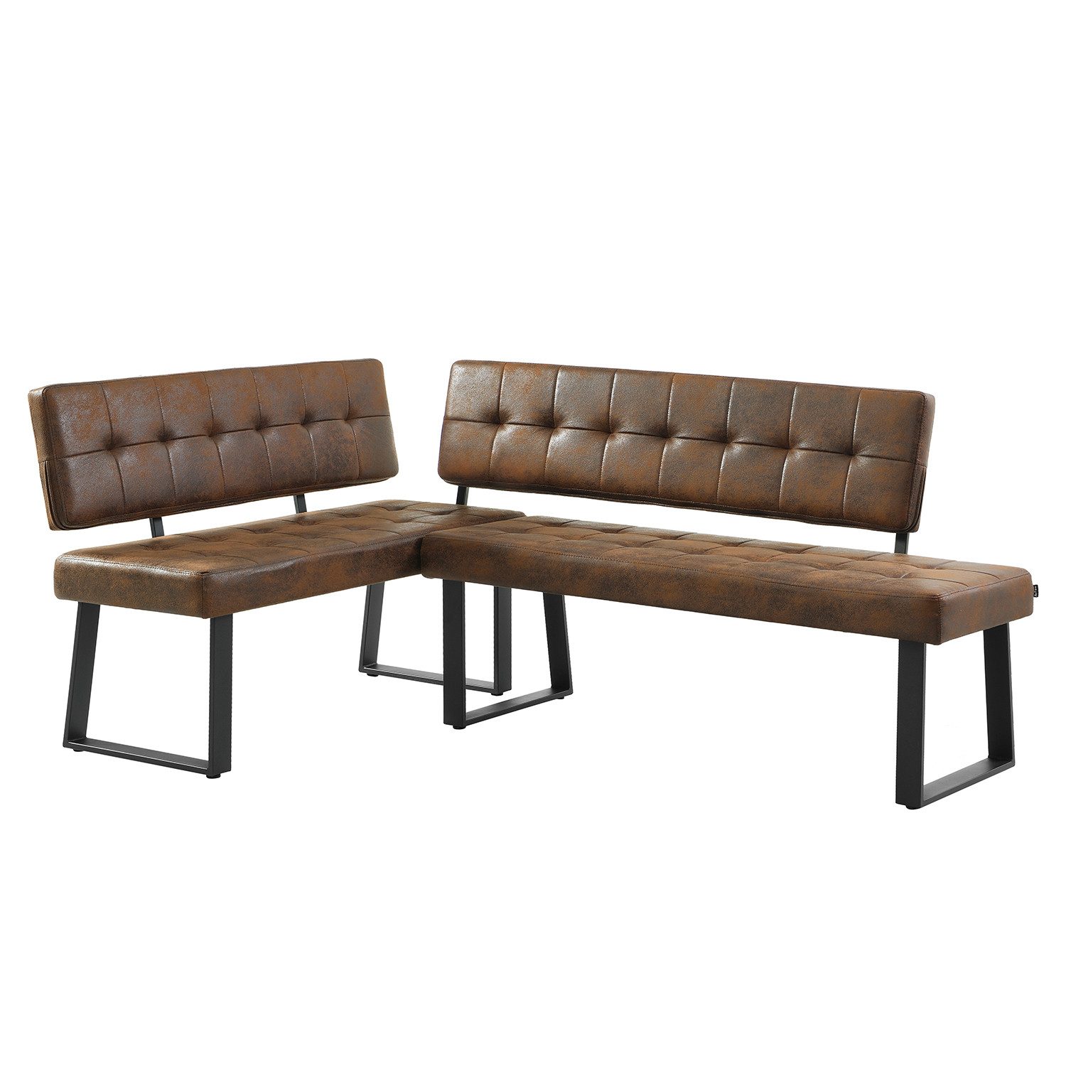 B&D home Eckbank AKA (2-St), beidseitig montierbar, gepolstert, mit Rückenl günstig online kaufen