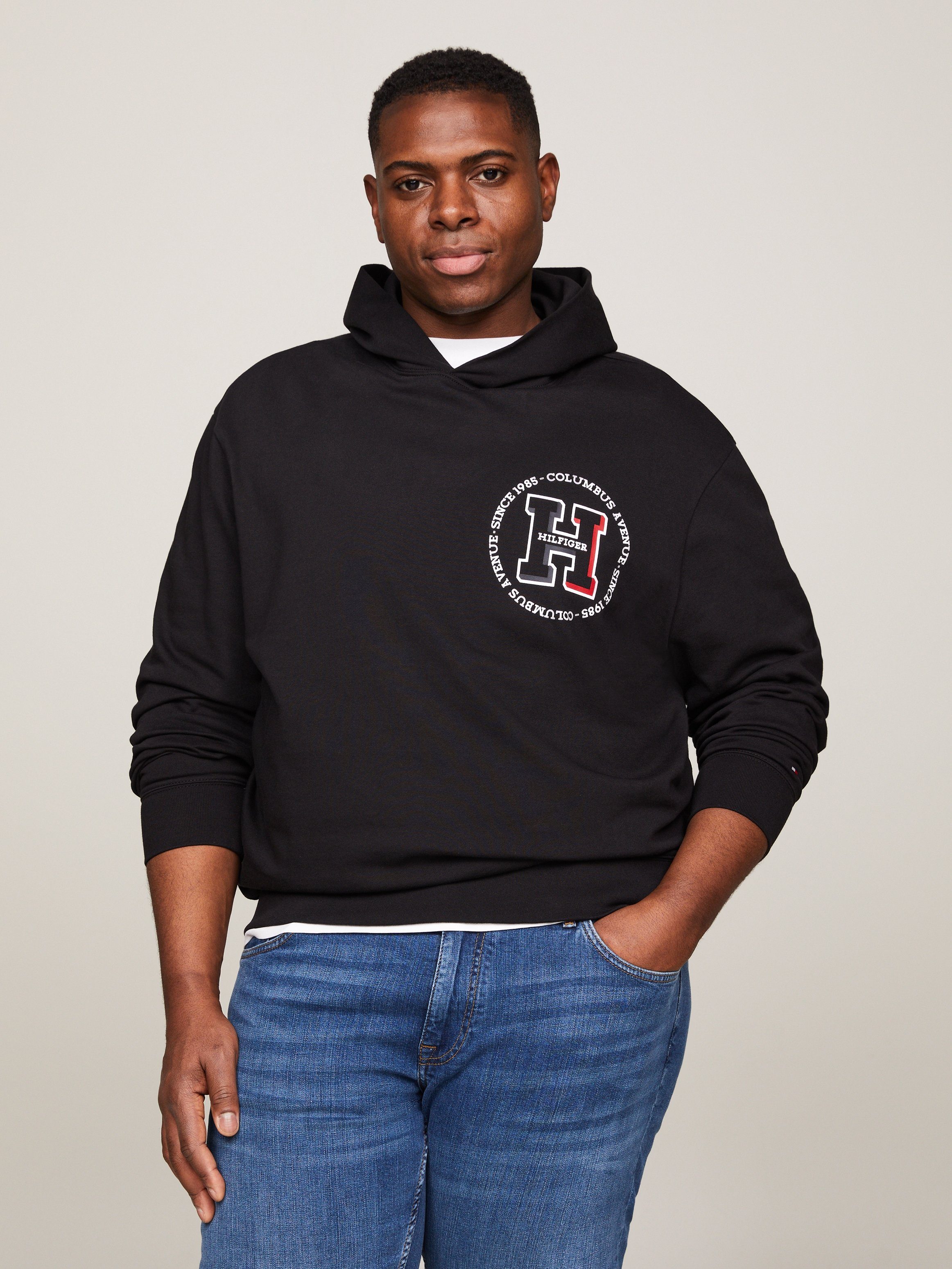 Tommy Hilfiger Big & Tall Hoodie BT-HILFIGER H ROUNDEL HOODY-B Große Größen