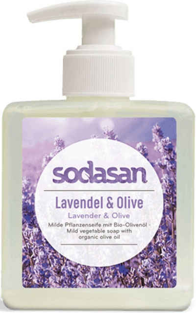 Sodasan Flüssigseife »SODASAN Flüssigseife Lavendel u. Olive 300 ml«