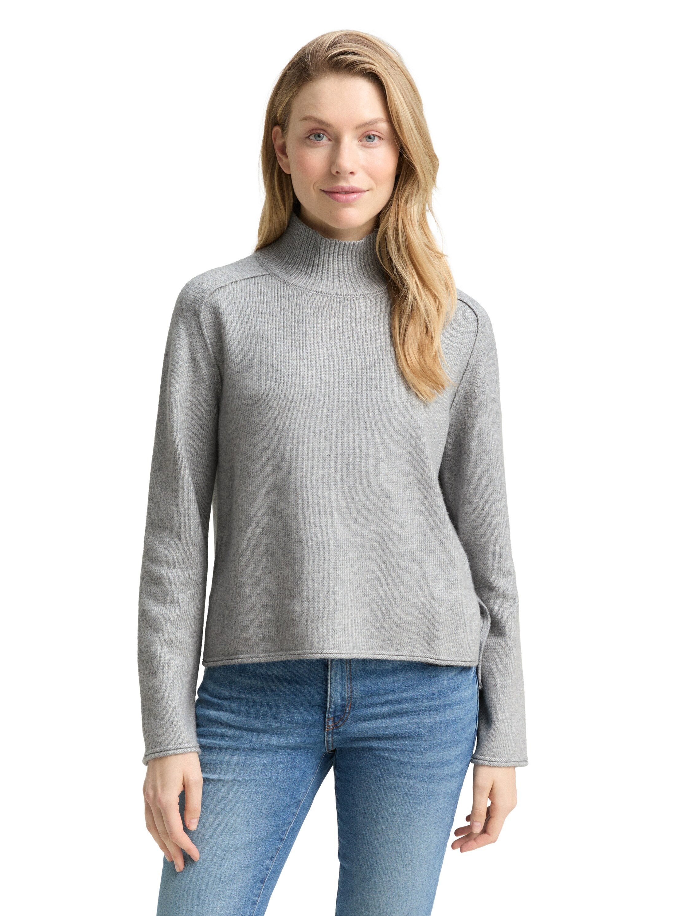 TOM TAILOR Strickpullover mit Stehkragen günstig online kaufen