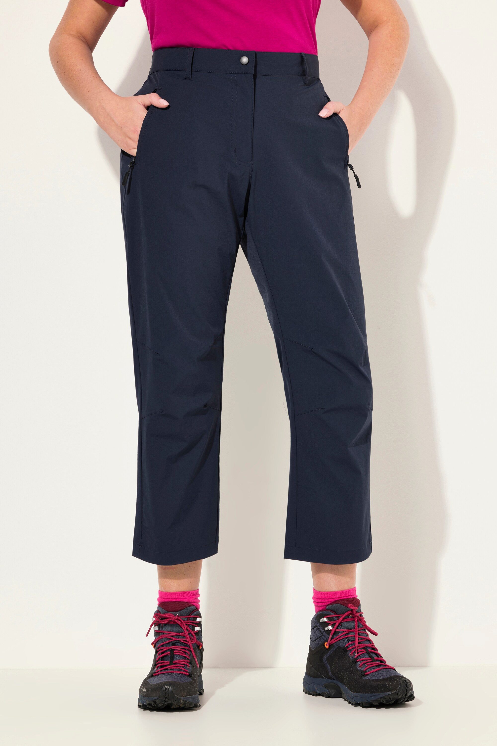 Ulla Popken 7/8-Hose 7/8-Funktionshose schnelltrocknend Komfortbund günstig online kaufen
