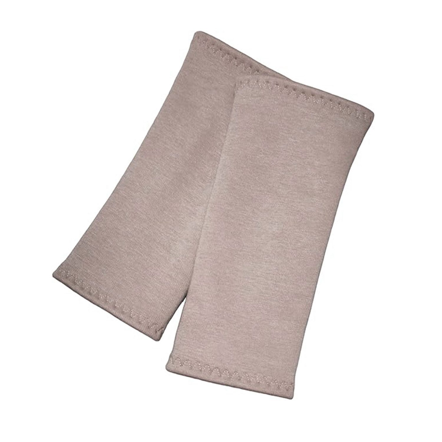 Britta Meier Armstulpen Konisch gearbeitete Pulswärmer aus kuscheligen Alpen-Fleece Uni-Farben Pulswärmer, Gelenkwärmer, Armstulpen