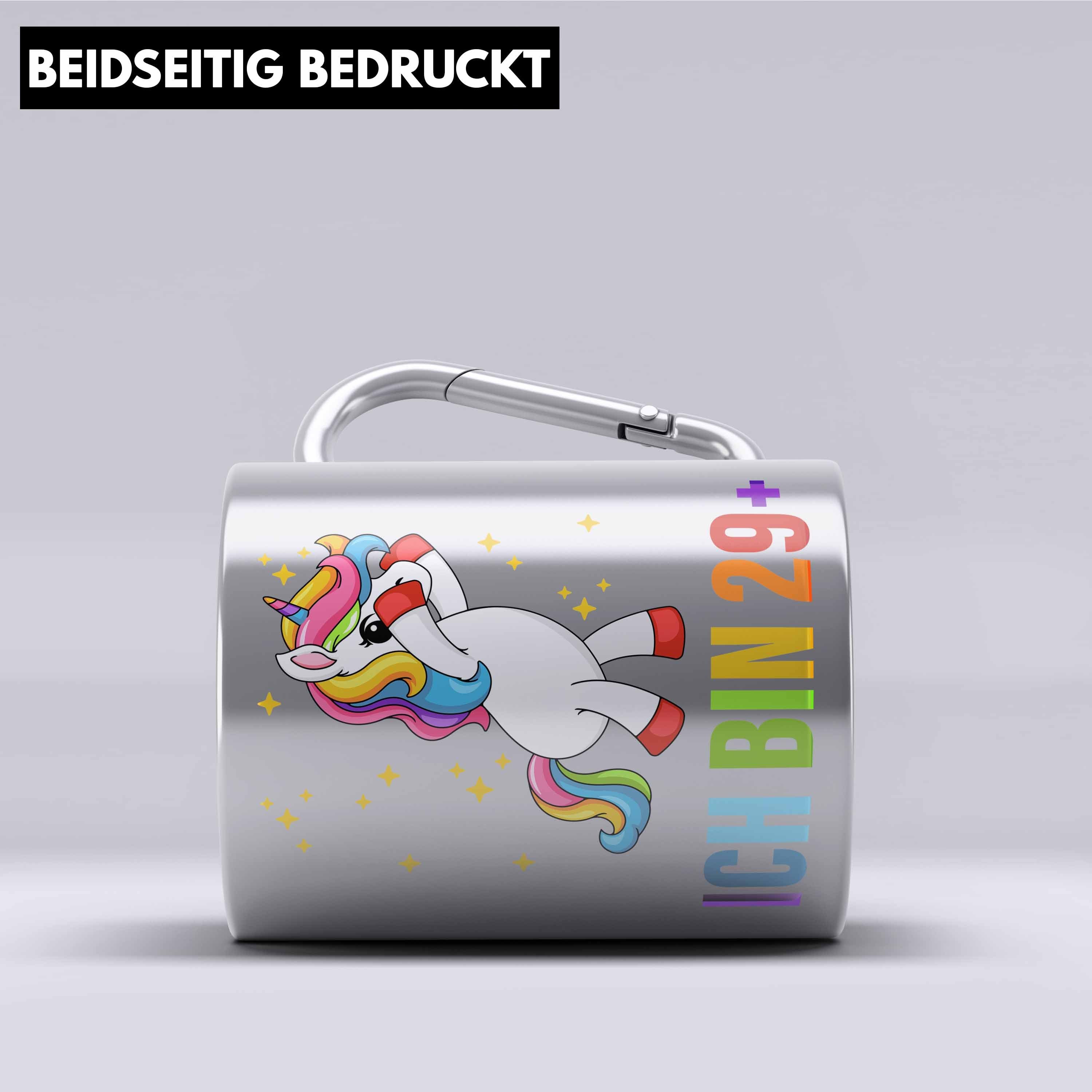 Trendation Thermotasse Ich Bin 29+ Edelstahl Tasse Edelstahl Edelstahl Tasse Einhorn 30. Geb