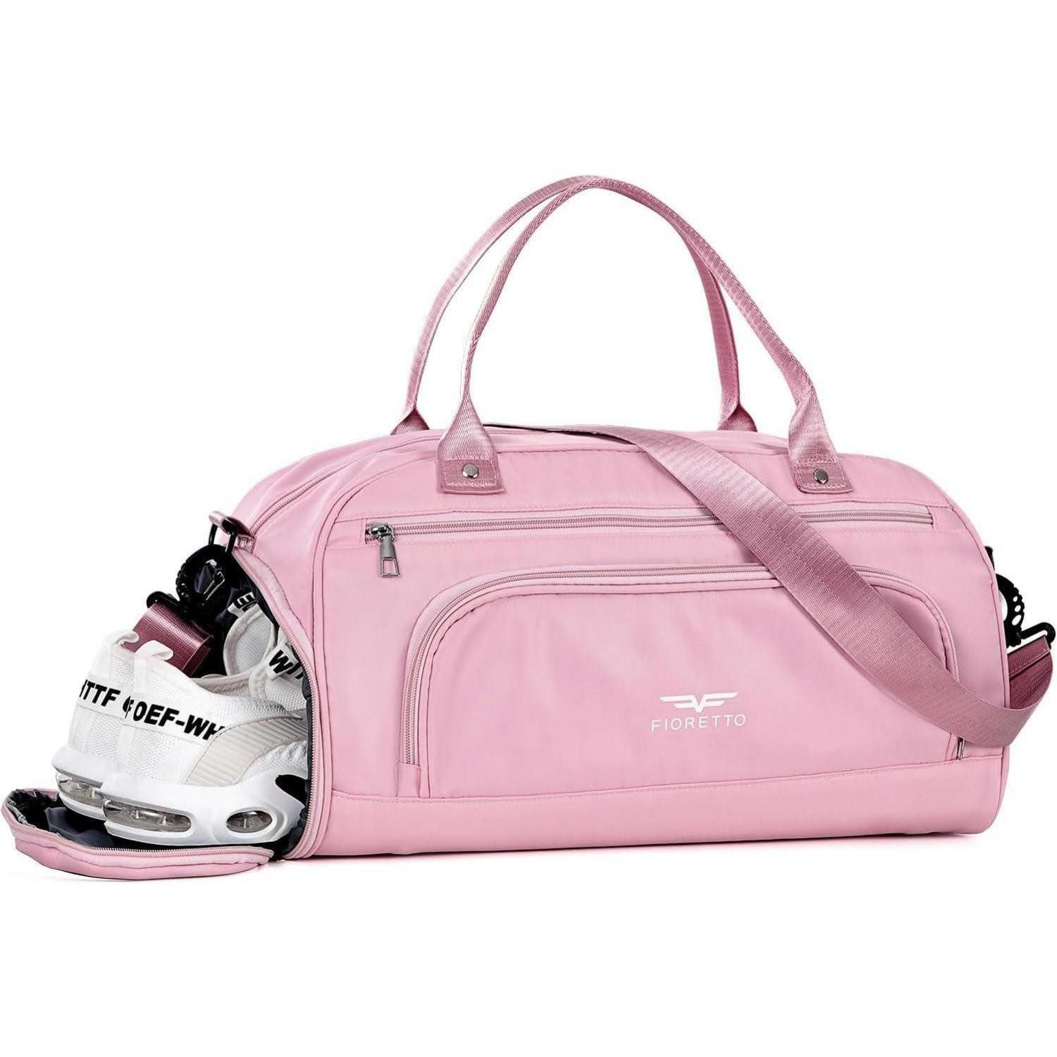 LuxusKollektion Sporttasche Damen Sporttasche Faltbare Reisetasche 35L mit Schuhfach und Nassfach