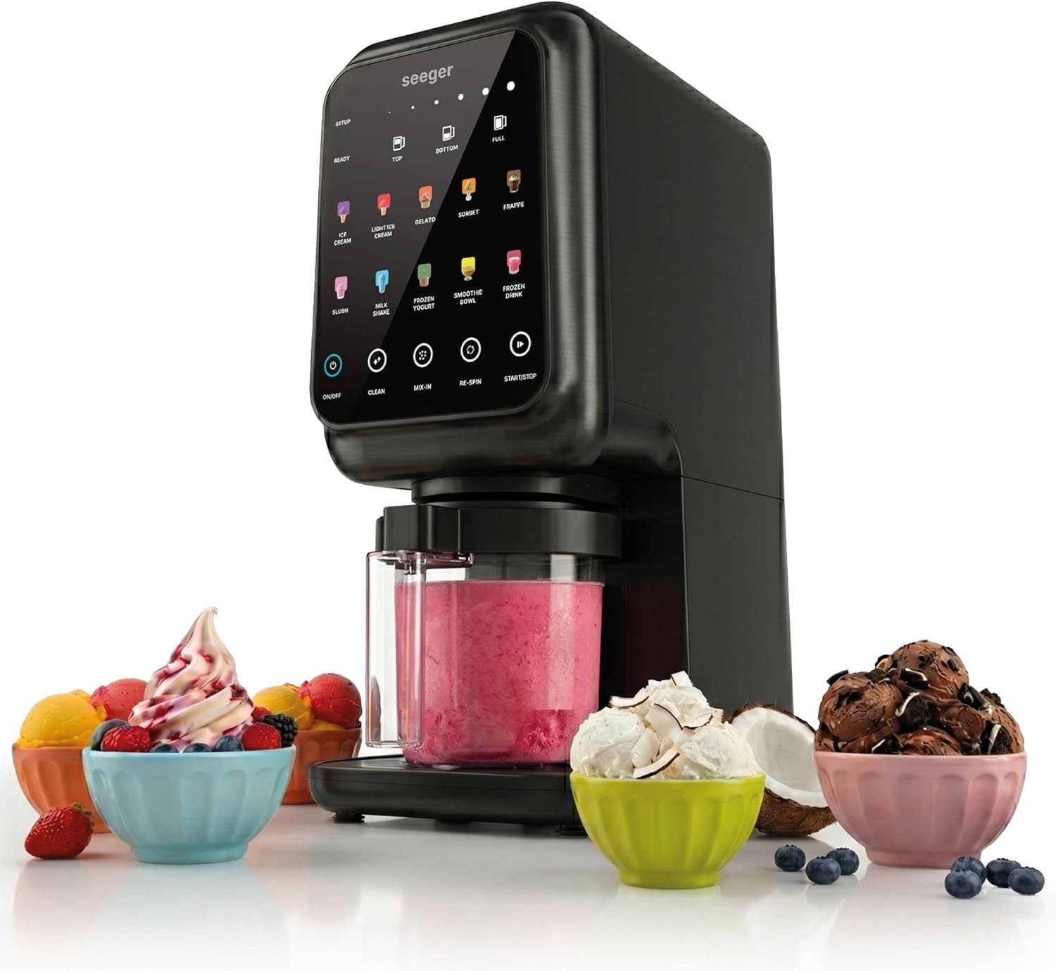 Seeger Eismaschine MultiCream 10-in-1, 1,5 l, 800 W