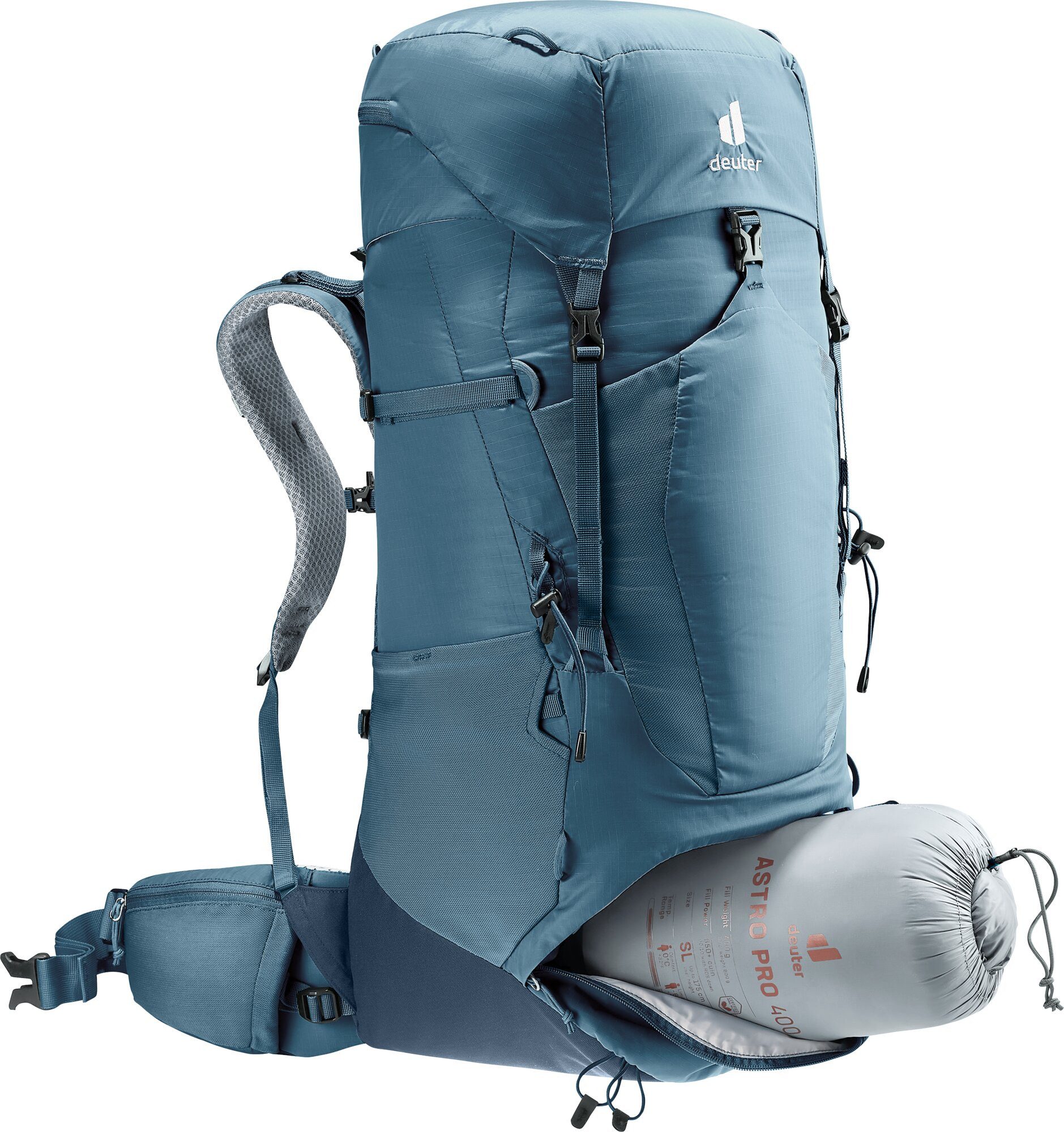 deuter Trekkingrucksack Aircontact Lite 50 + 10, mit 60 Litern Volumen, Innovatives Aircontact Lite Rückensystem
