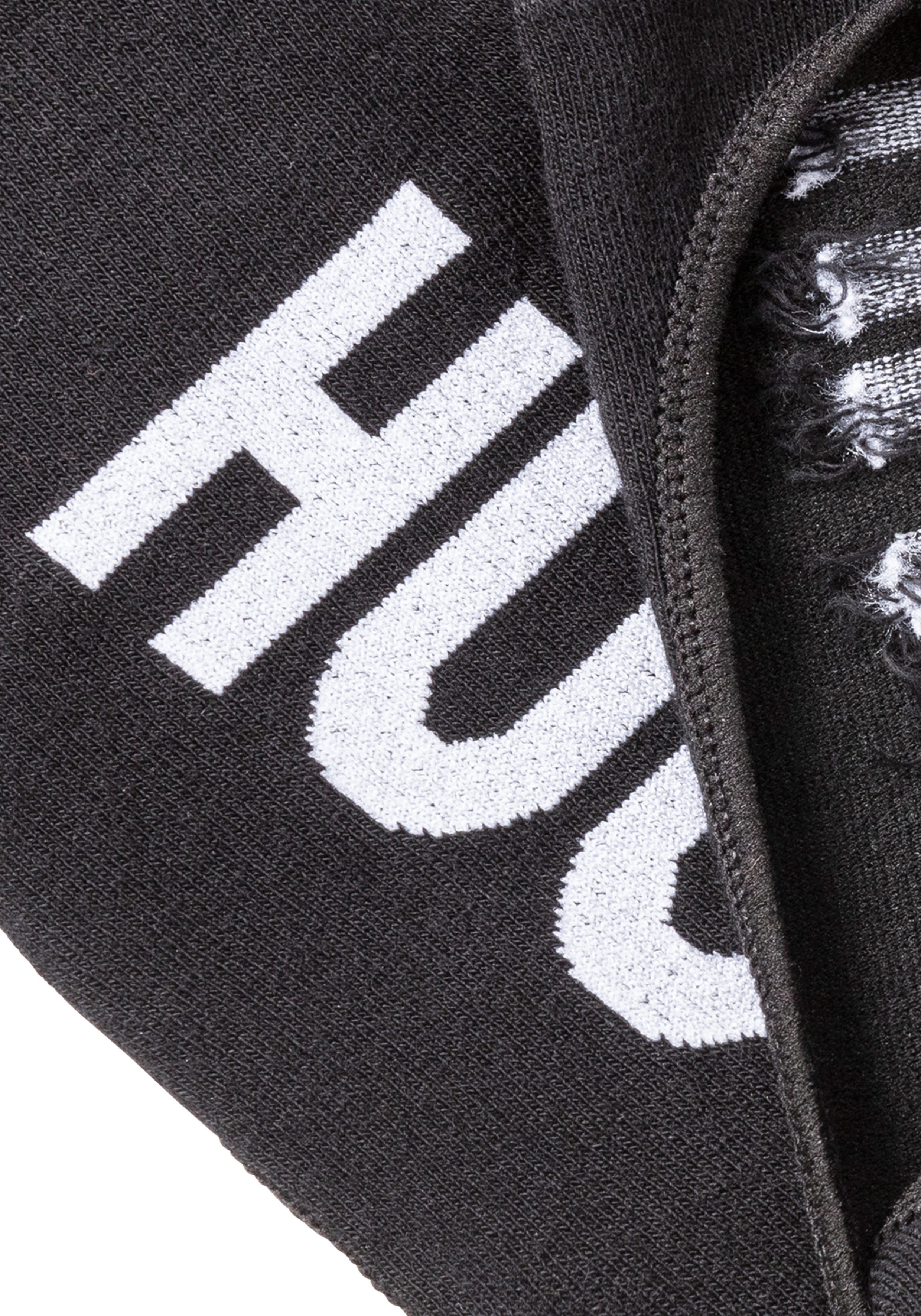 HUGO Sneakersocken 2P INVISIBLE W (Packung, 2-Paar, 2er) mit HUGO Logoschriftzug unter der Sohle