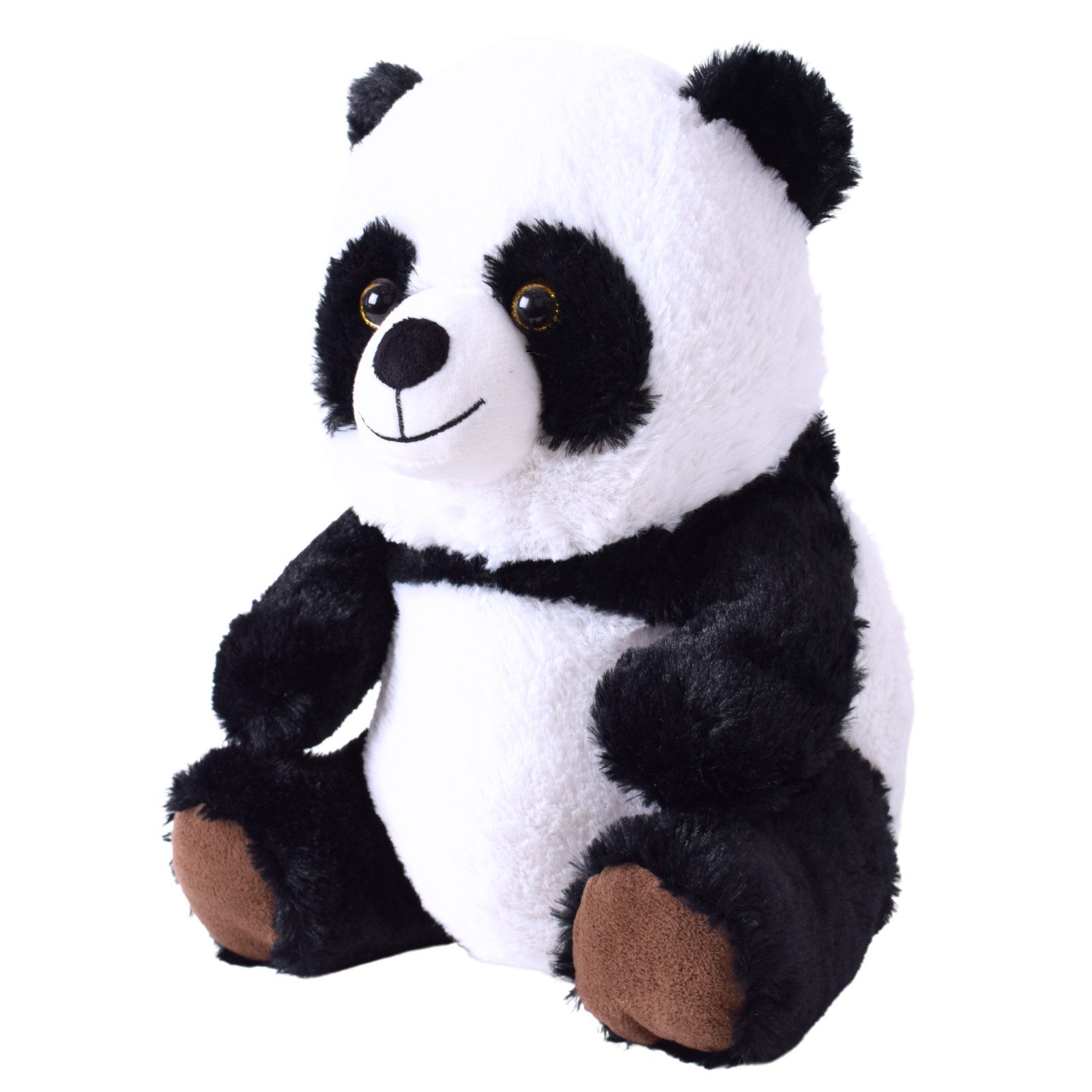 TE-Trend Kuscheltier Panda 30 cm Plüschtier Bär Pandabär sitzend, aus super günstig online kaufen