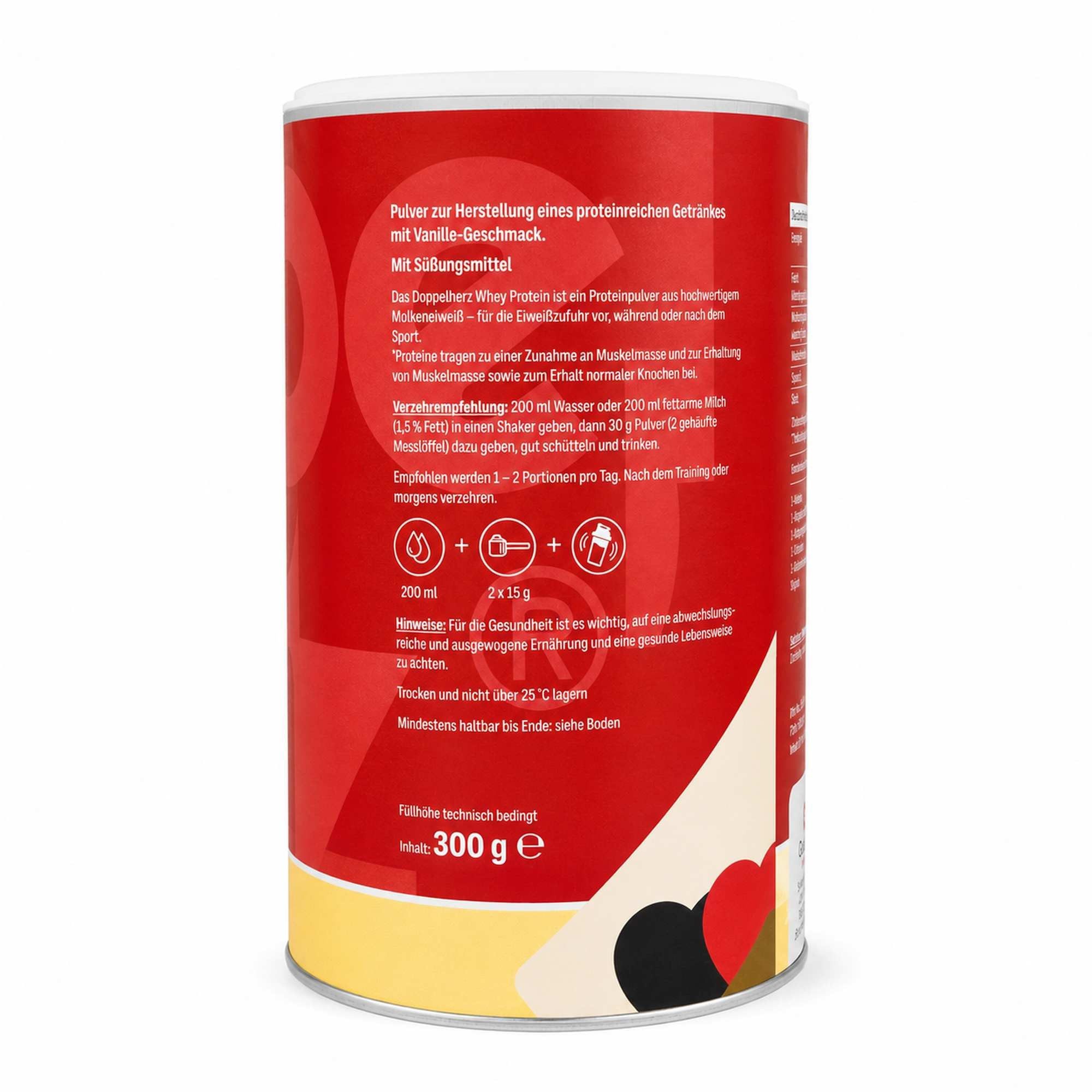 Queisser Pharma GmbH & Co. KG DOPPELHERZ Whey Protein Vanille-Geschmack Pulver Pulver