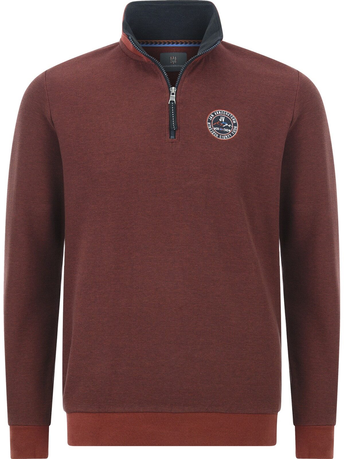 Jan Vanderstorm Sweatshirt MARKWARD mit Reißverschluss