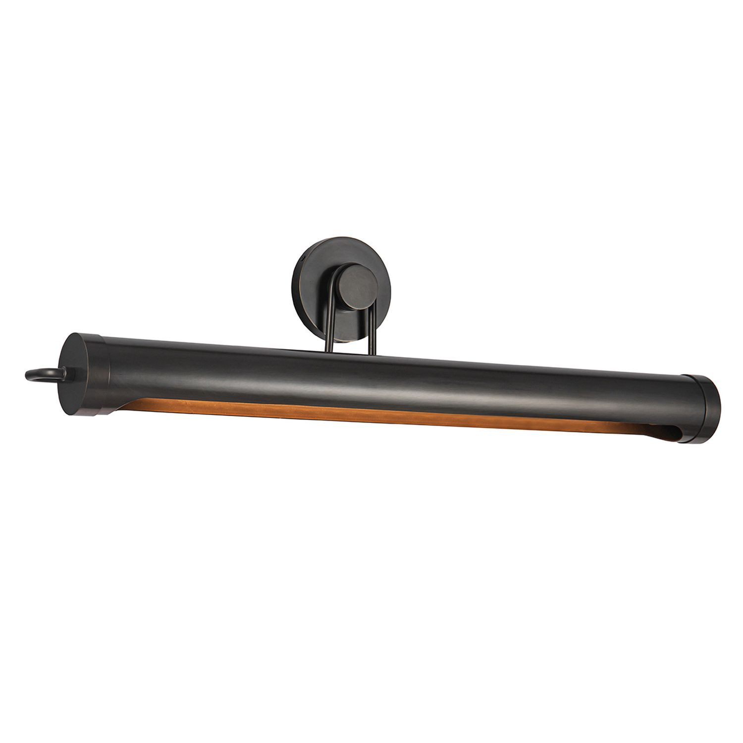 Licht-Erlebnisse Bilderleuchte LUCAN, ohne Leuchtmittel, Metall 81.3 cm breit groß in Bronze Antik 2-flammig E27 Vintage