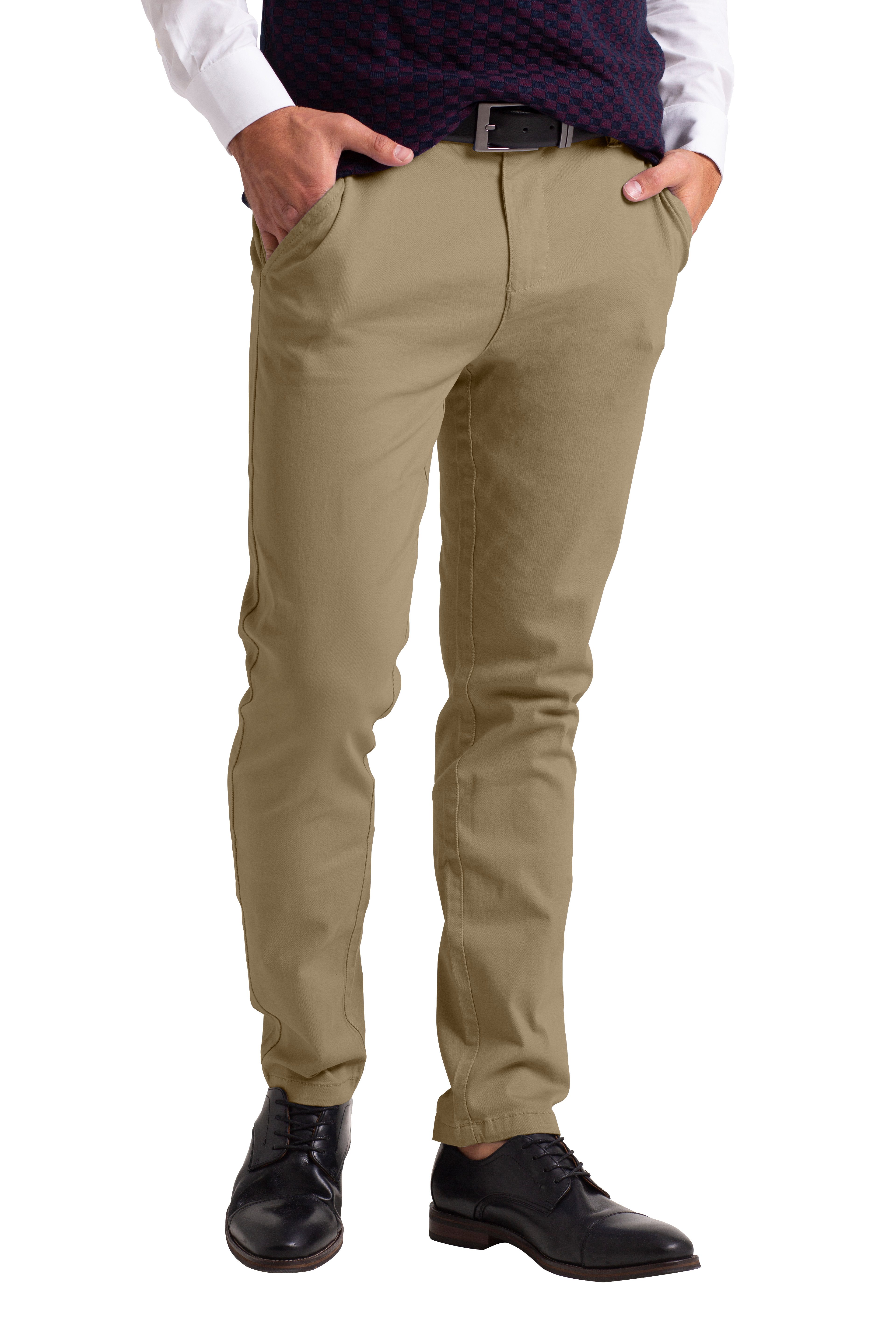 BlauerHafen Chinohose Herren Slim Fit Chinohose Stretch Klassische Komfortabel &Casual Hose