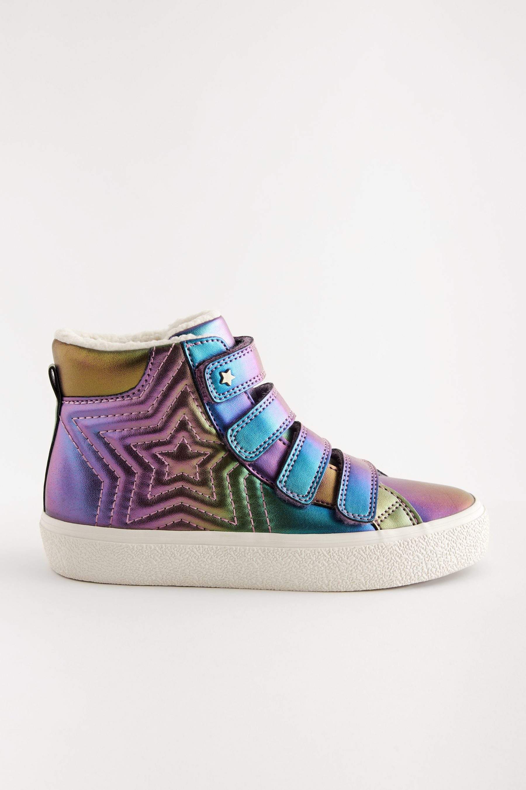 4 V Hi-Top-Sneaker, weite Passform Sneaker