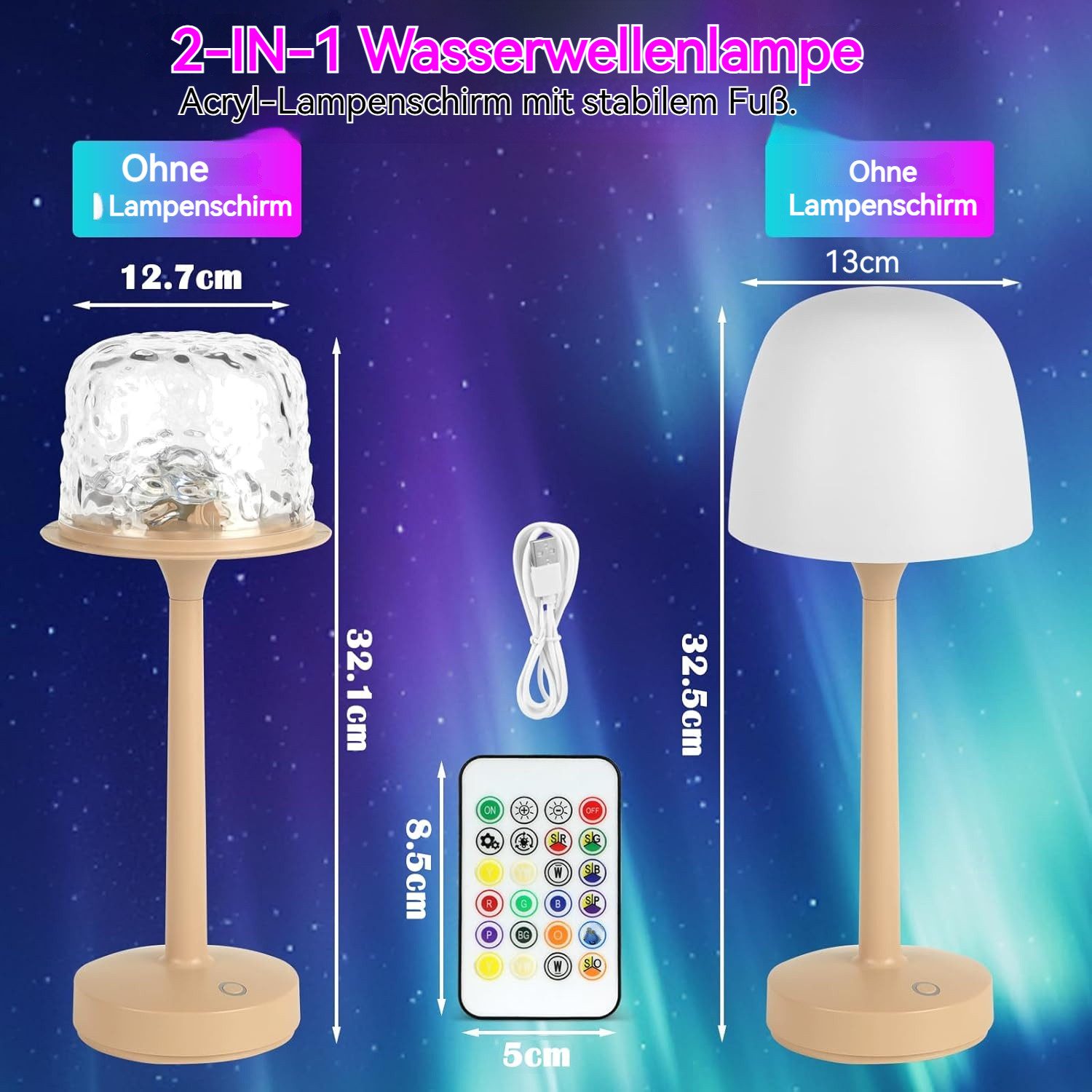 BlingBin LED Tischleuchte Ocean Wave LED günstig online kaufen