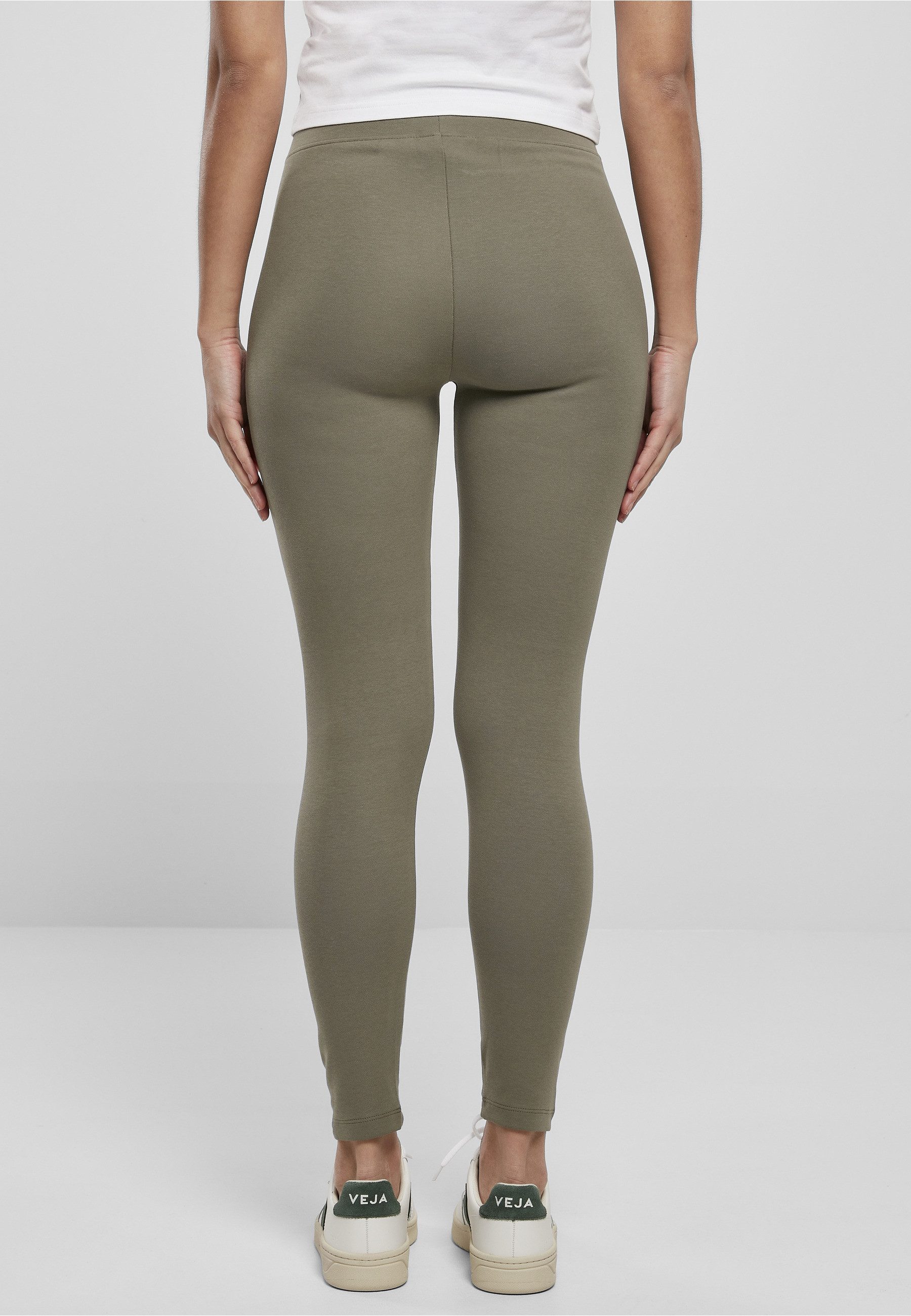 URBAN CLASSICS Leggings Urban Classics Damen Ladies High Waist Jersey Leggings (1-tlg)