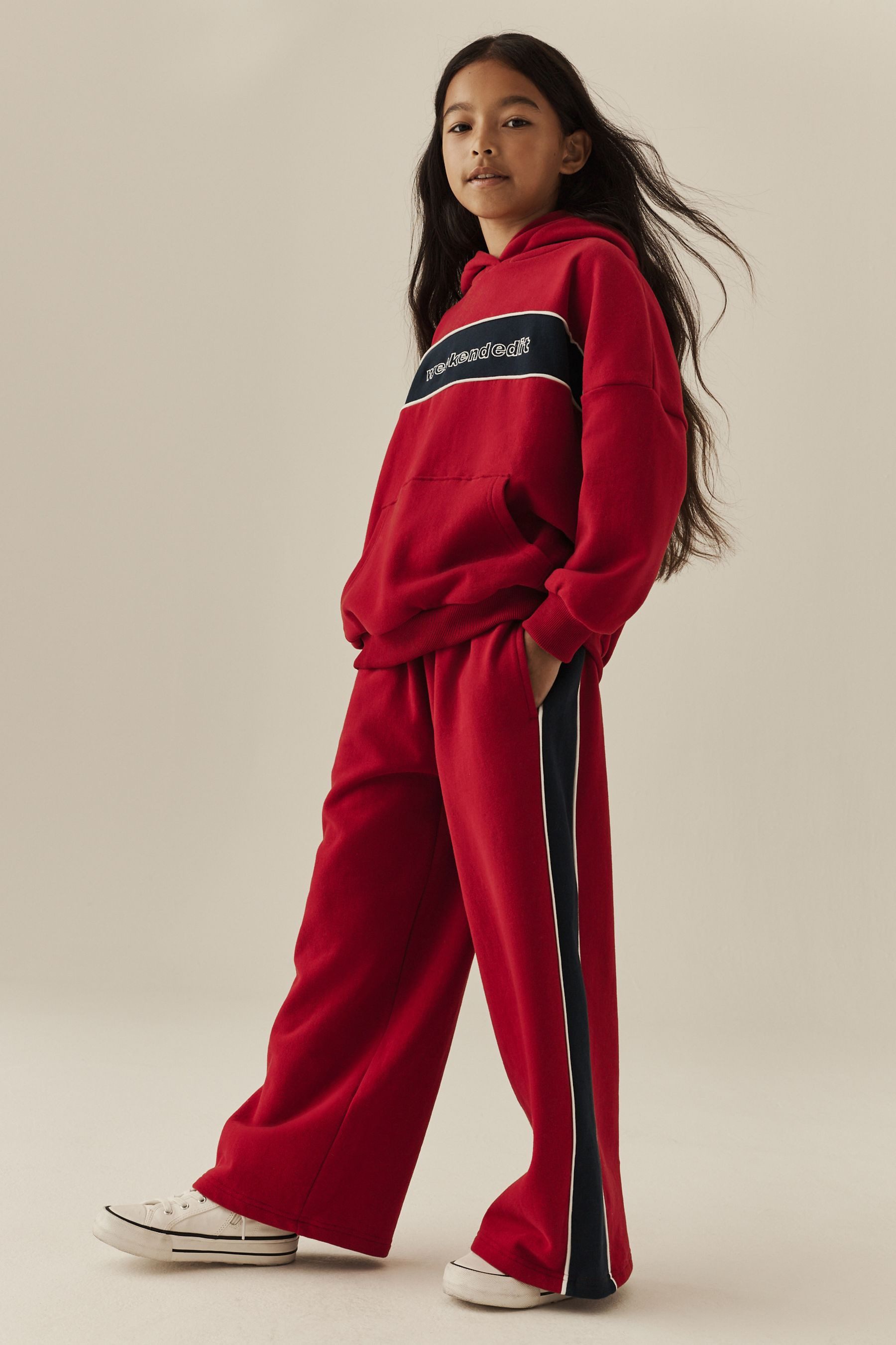 Next Sweatanzug Hoodie und Jogginghose mit weitem Bein im Set (2-tlg) – Bild 5 von 5