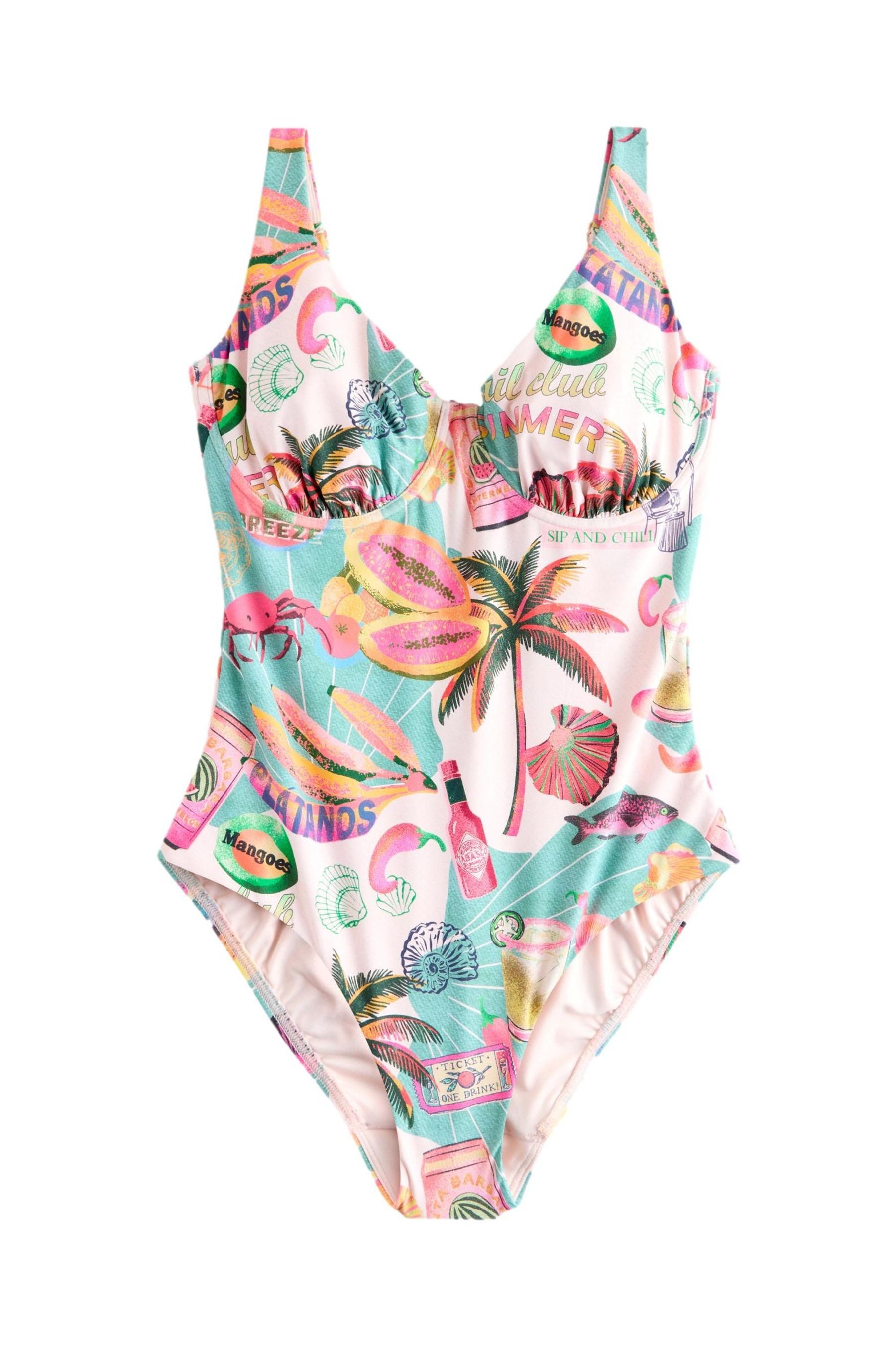 Next Badeanzug Tummy Control DD+ Badeanzug mit Bügel (1-St)