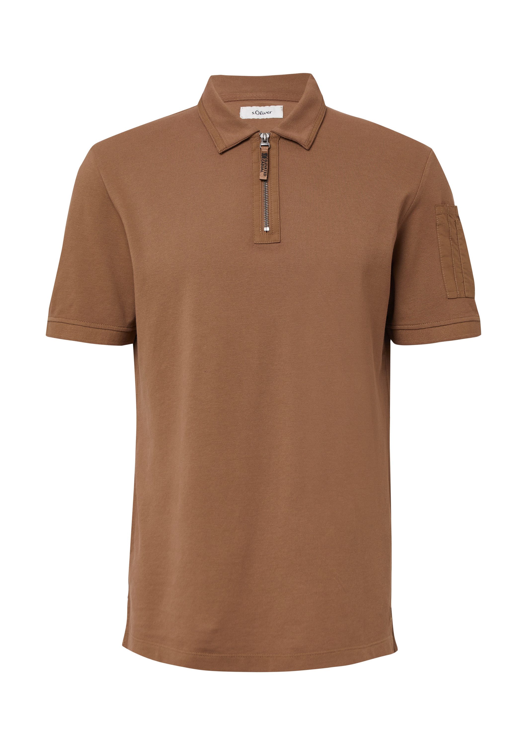 s.Oliver Kurzarmshirt Polo-Shirt (1-tlg) günstig online kaufen
