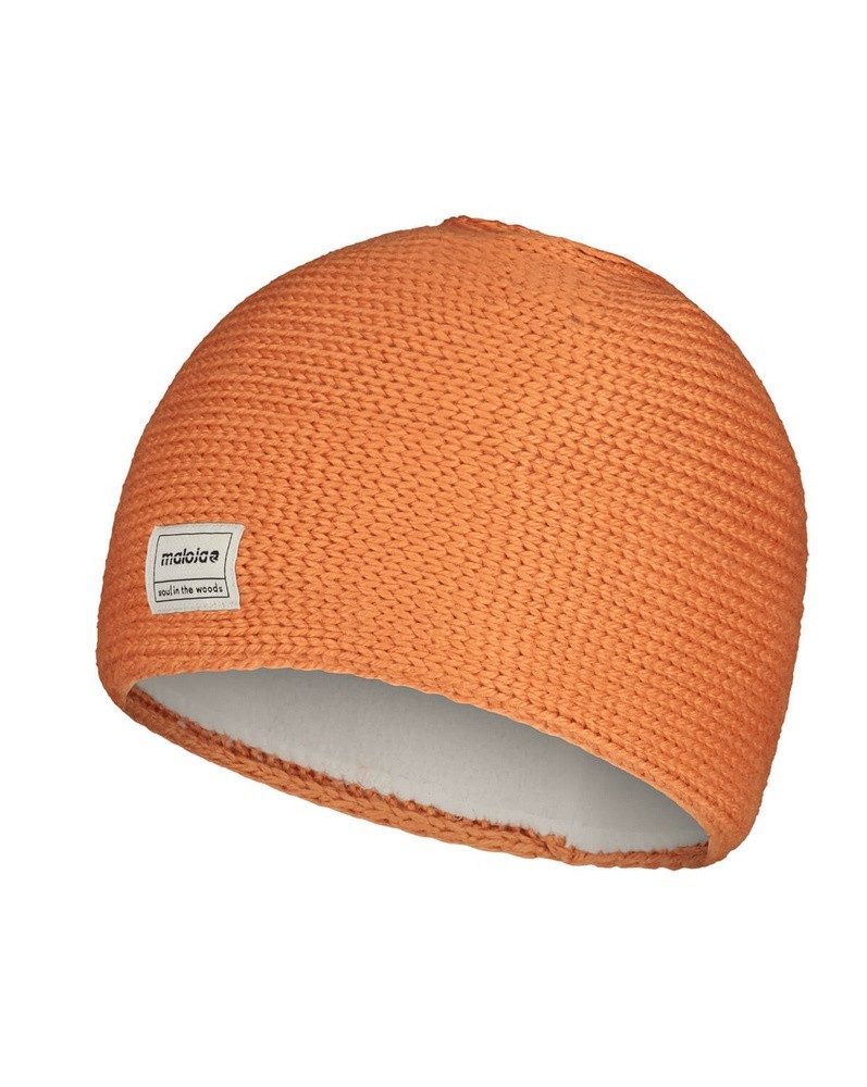 Maloja Strickmütze (Beanie) BrombeereM - orange