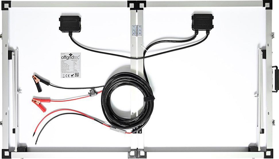 12V, Solarkoffer Solarmodul robust BMS200 200 200W Polyamid-Gewebe Monokristallin, und W, offgridtec wasserabweisendes