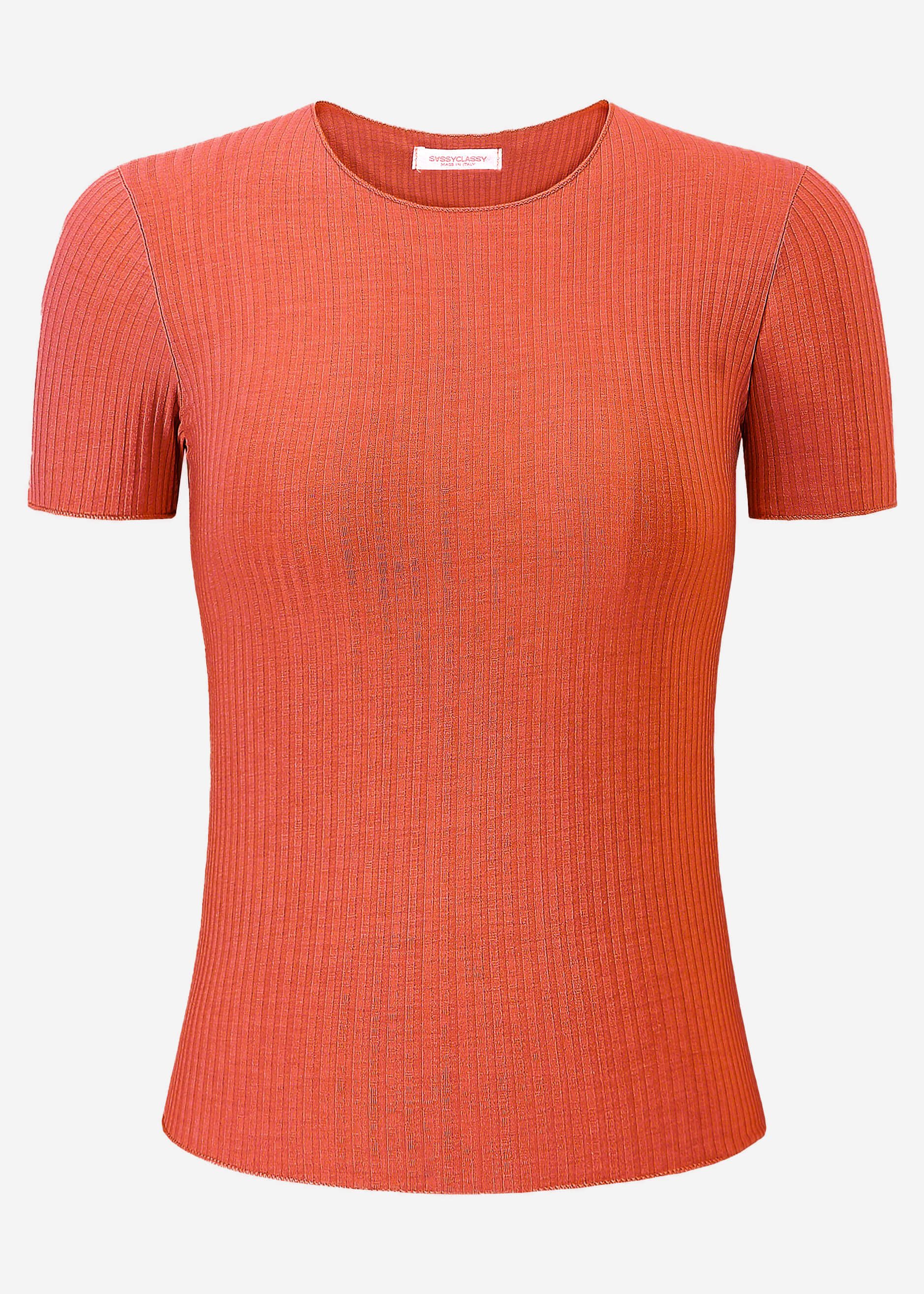 SASSYCLASSY Kurzarmshirt Geripptes T-Shirt Damen mit günstig online kaufen