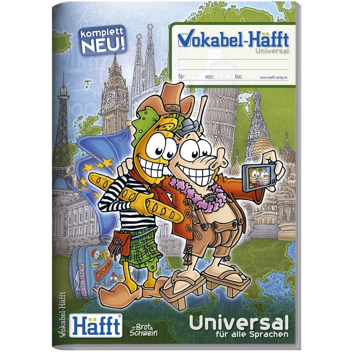 Häfft Schulheft Vokabel-Häfft A4 Universal.