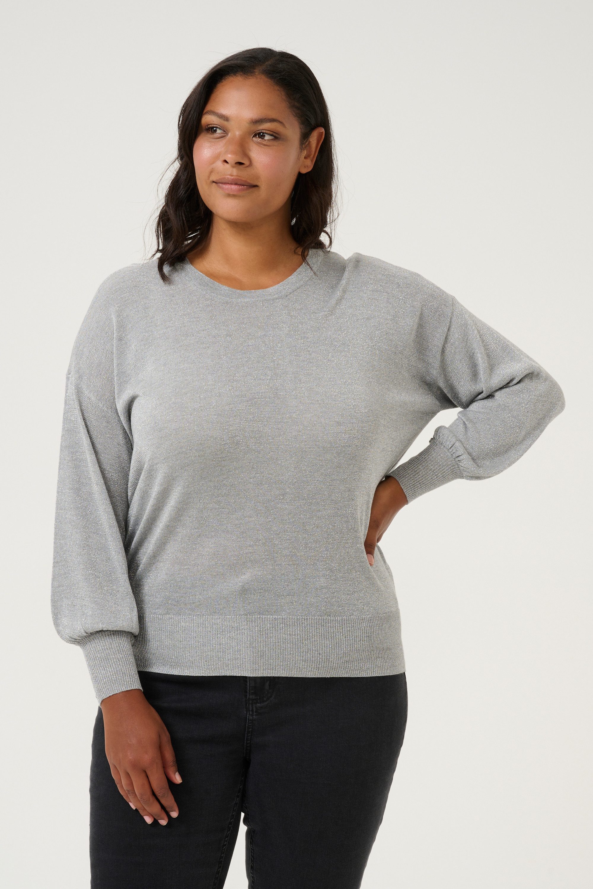 KAFFE Curve Strickpullover Strickpullover KCankia Große Größen