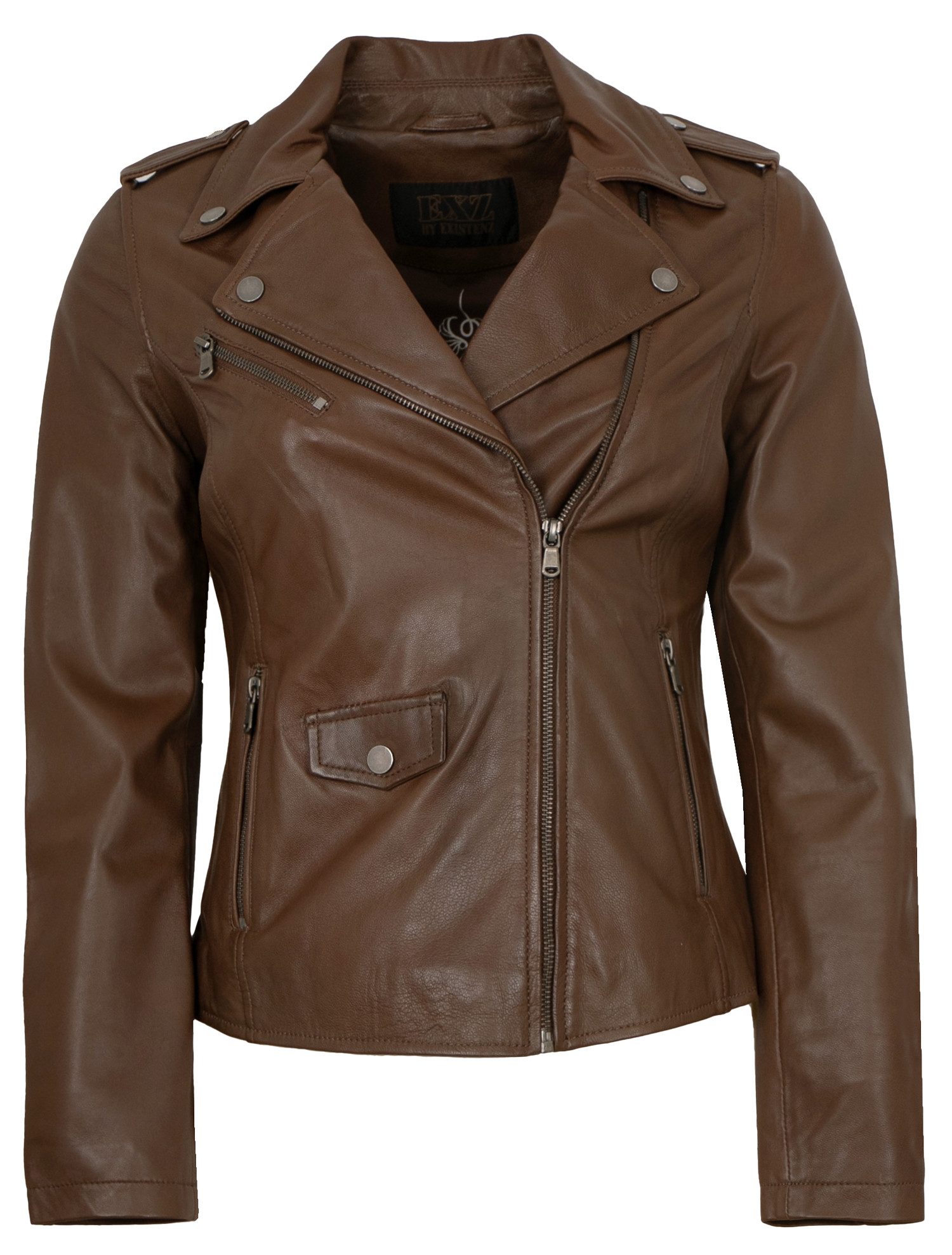 EXZ by Existenz Lederjacke 5576-5505 Existenz - Damen Lederjacke Bikerjacke günstig online kaufen