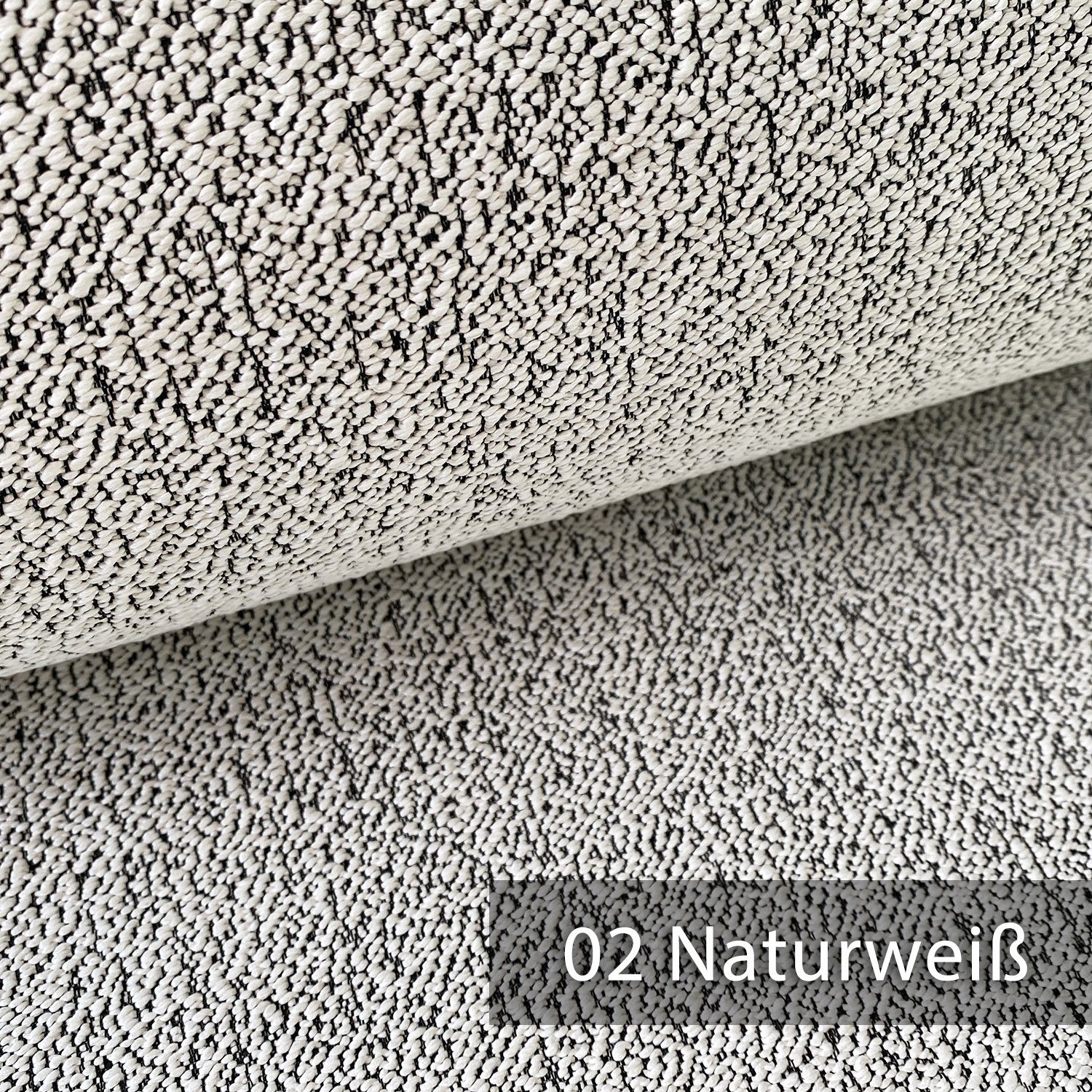 Thumbnail - novely® Stoff ELMSTEIN Möbelstoff Strukturstoff Kieseloptik exklusiv 3D, Bouclé-Optik, Scandi Design, Meteware, 1lfm