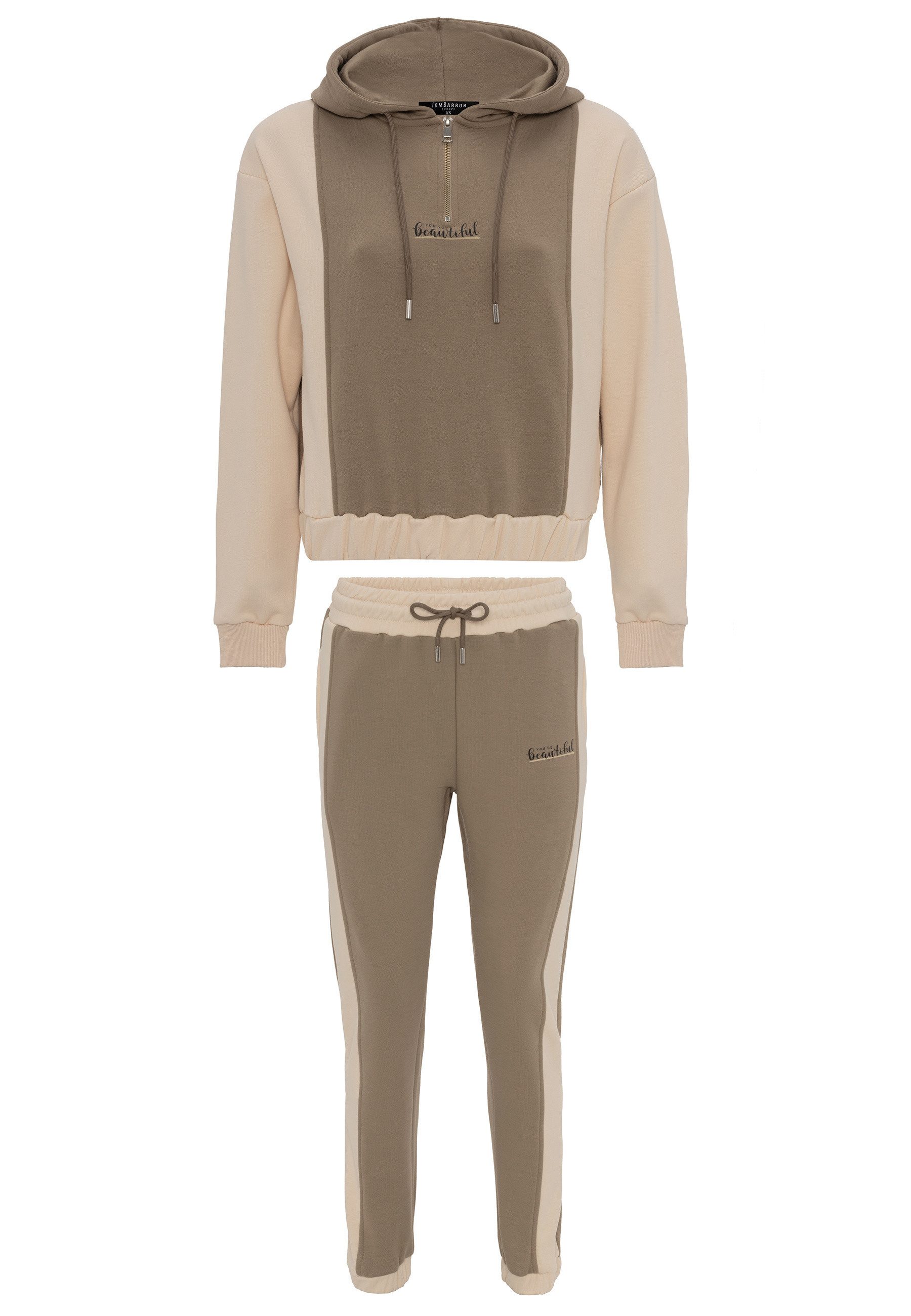Tom Barron Trainingsanzug Women Regular Tracksuit With Two Colors, mit modernem Design