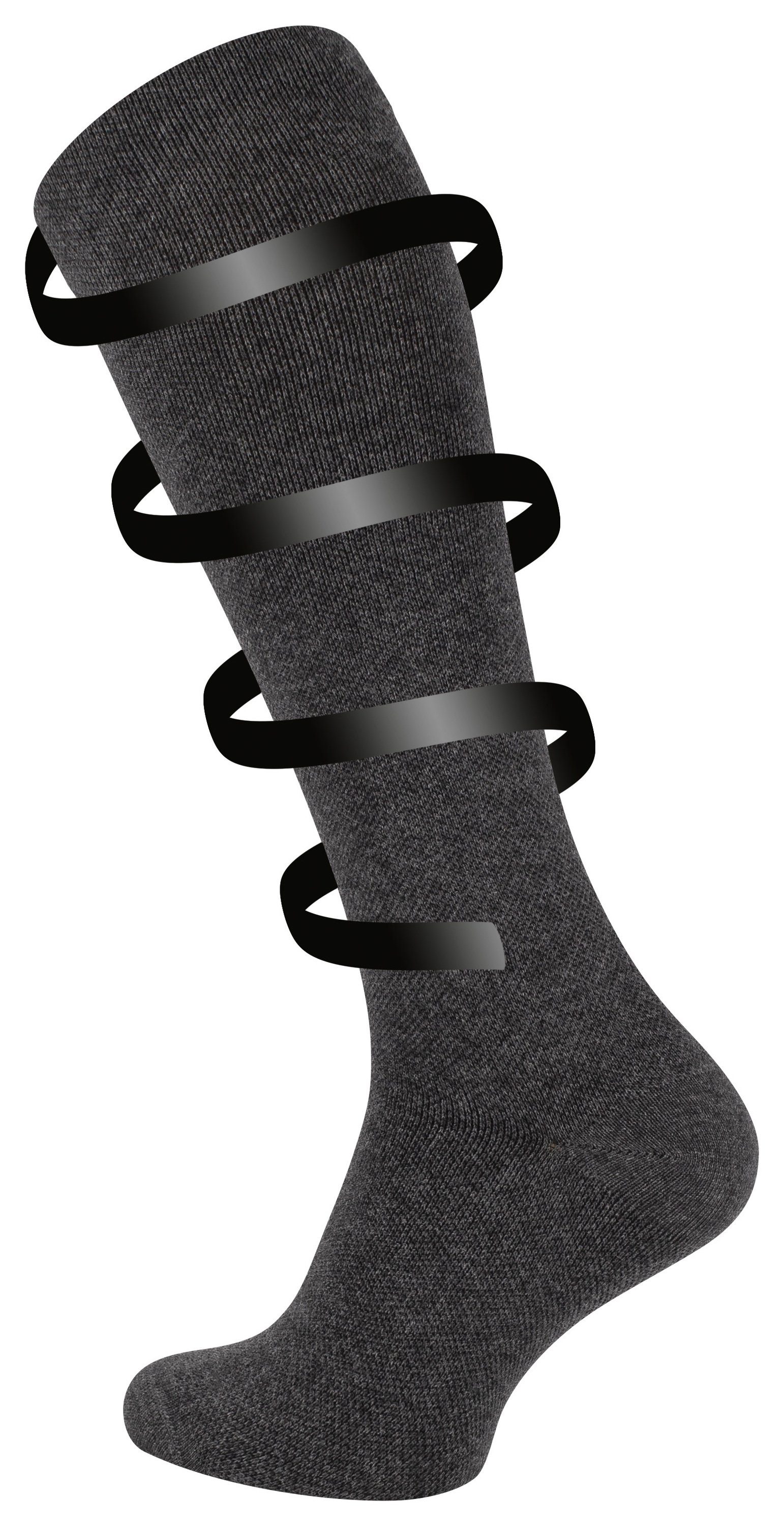 Cotton Prime® Kniestrümpfe Kompressionsstrümpfe mit Kompressionseffekt – Bild 3 von 4
