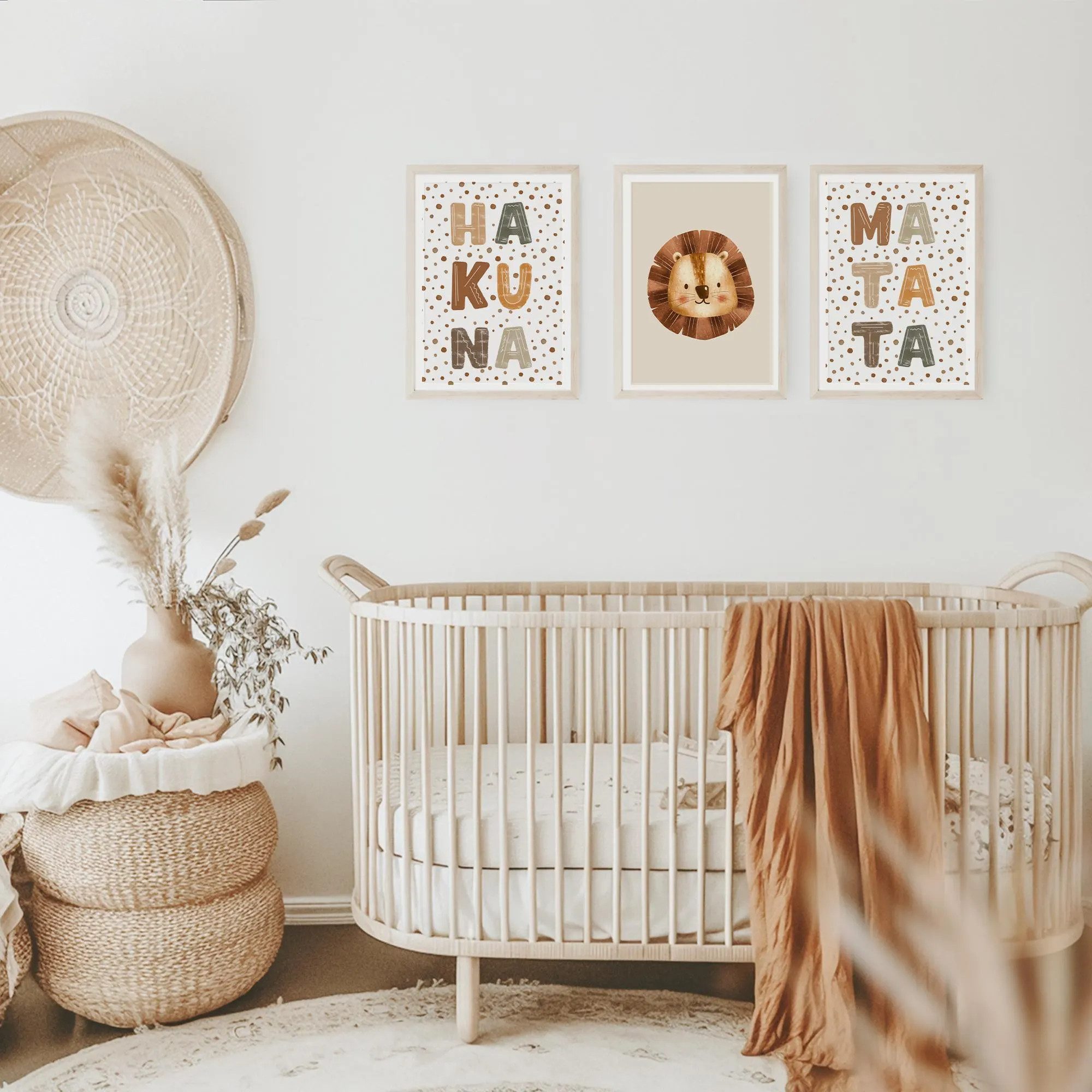 MeinBaby123® Poster Bilder Kinderzimmer, Poster Kinderzimmer Deko, Süße Tiere, Babyzimmer, Tiere Wandbilder, Boho, Sprüche – Bild 4 von 5