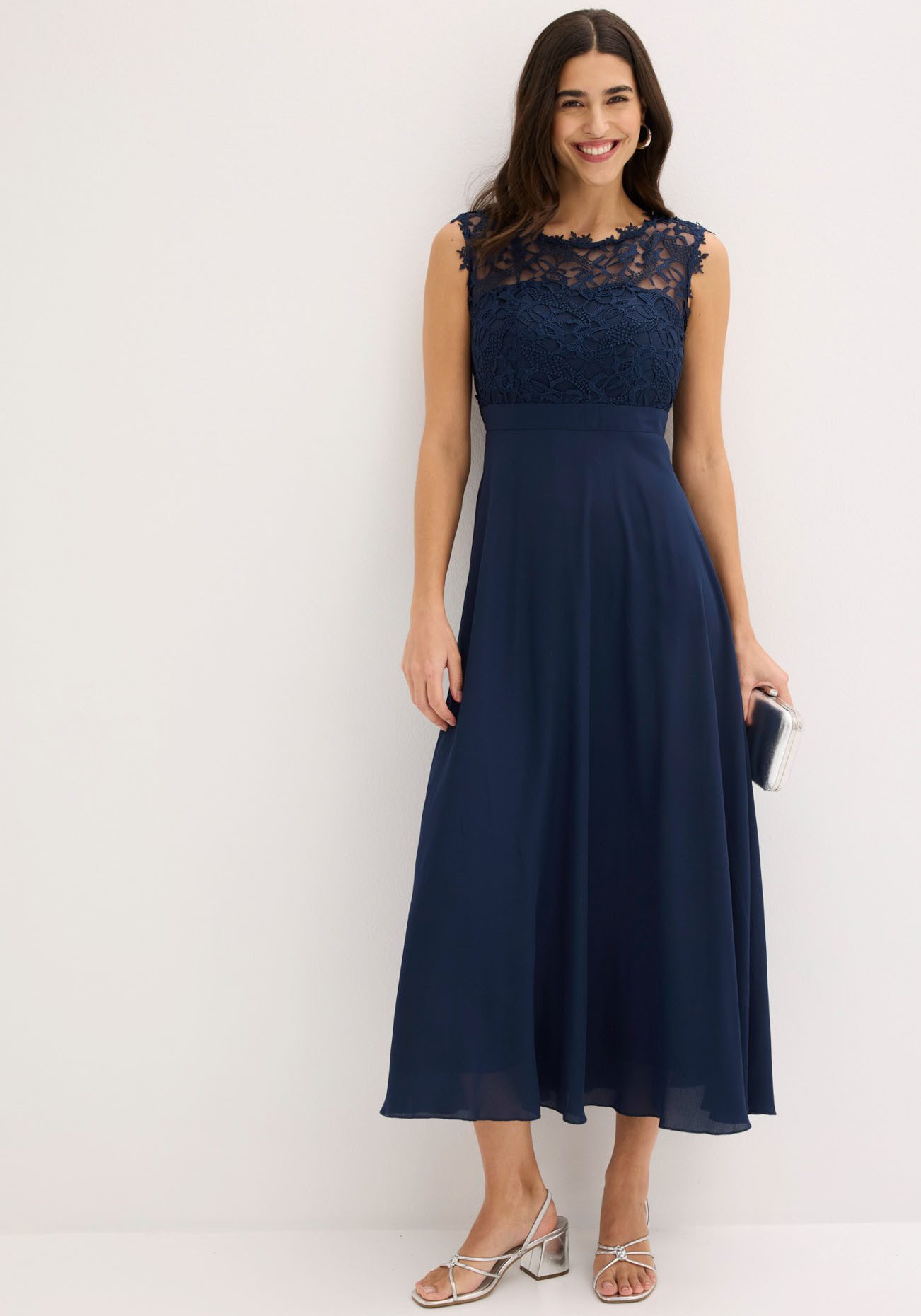 bonprix Maxikleid für festliche Anlässe, vollständig gefüttert, taillierte Passform