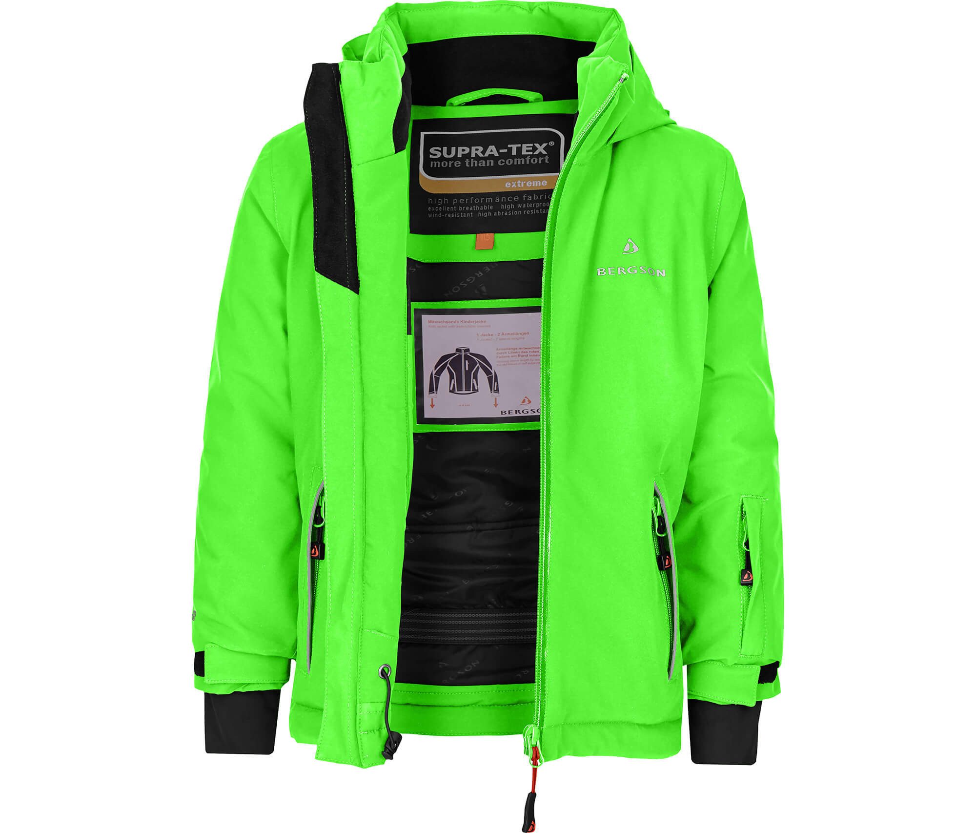 Bergson Winterjacke FRODO 2.0 Kinder Skijacke und Winterjacke, perfekt für kleine Wintersportler!