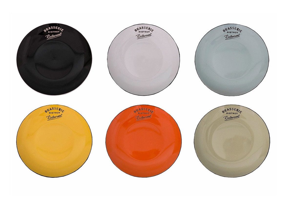 AnticLine Teller 6er Set Speiseteller Teller Bistro Keramik 27cm Antic Line SEB15189