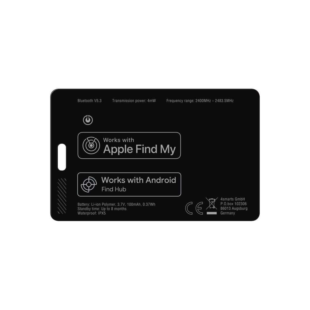 4smarts Standort-Finder SkyTag Card GPS-Tracker