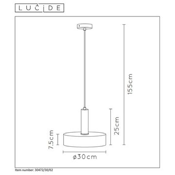 click-licht Hängeleuchte Pendelleuchten Giada in Gold-Matt und Schwarz E27 300mm, keine Angabe, Leuchtmittel enthalten: Nein, warmweiss, Hängeleuchte, Pendellampe, Pendelleuchte