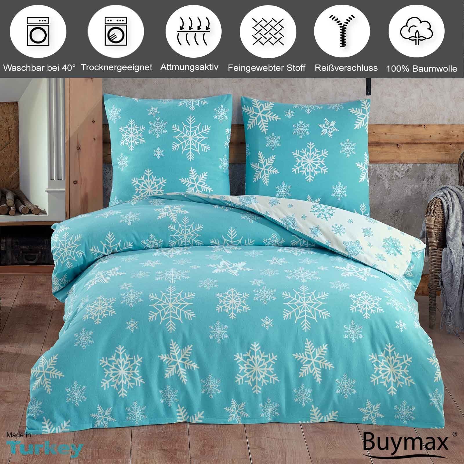Buymax Bettwäsche, Biber, 3 teilig, 200x220 günstig online kaufen