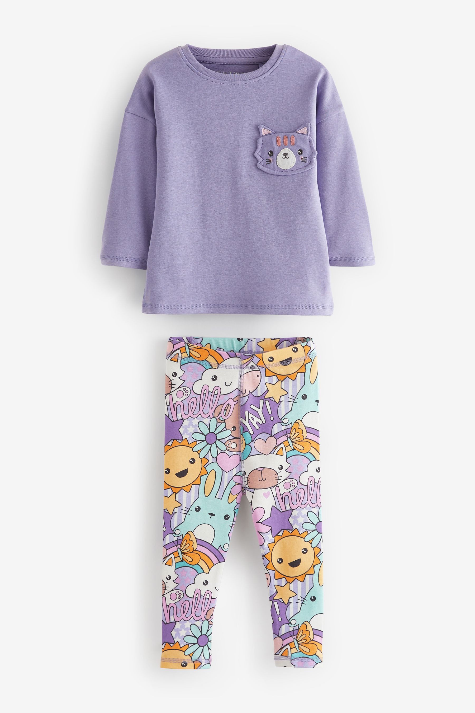 Next Pyjama 3er-Pack Schlafanzüge mit Leggings (6 tlg)