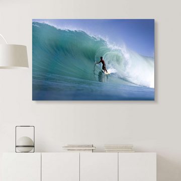 Posterlounge Acrylglasbild Paul Kennedy, Surfen im Traum Welle, Badezimmer Maritim Fotografie