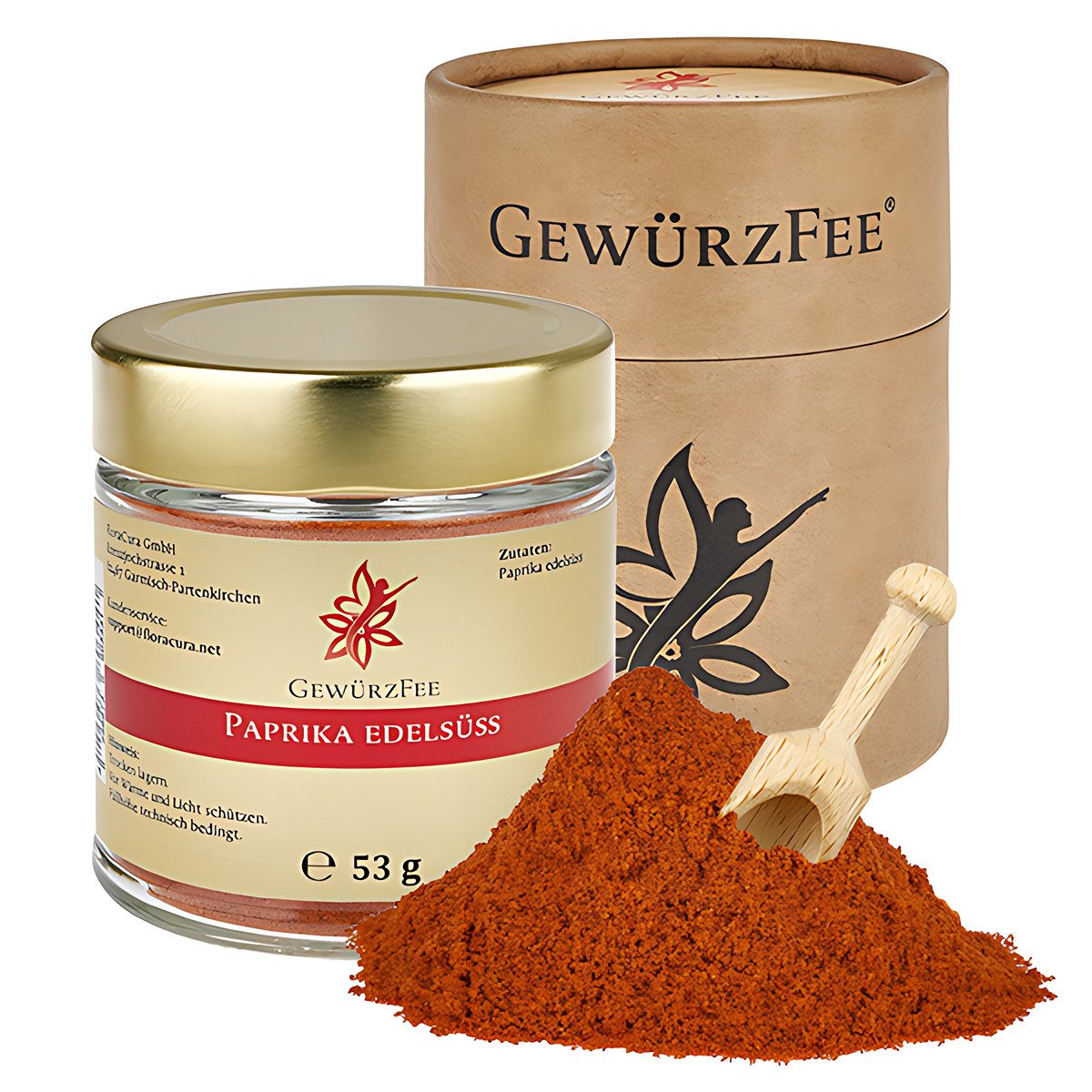 Gewürzfee Gewürz ® Paprika edelsüss im Schraubglas